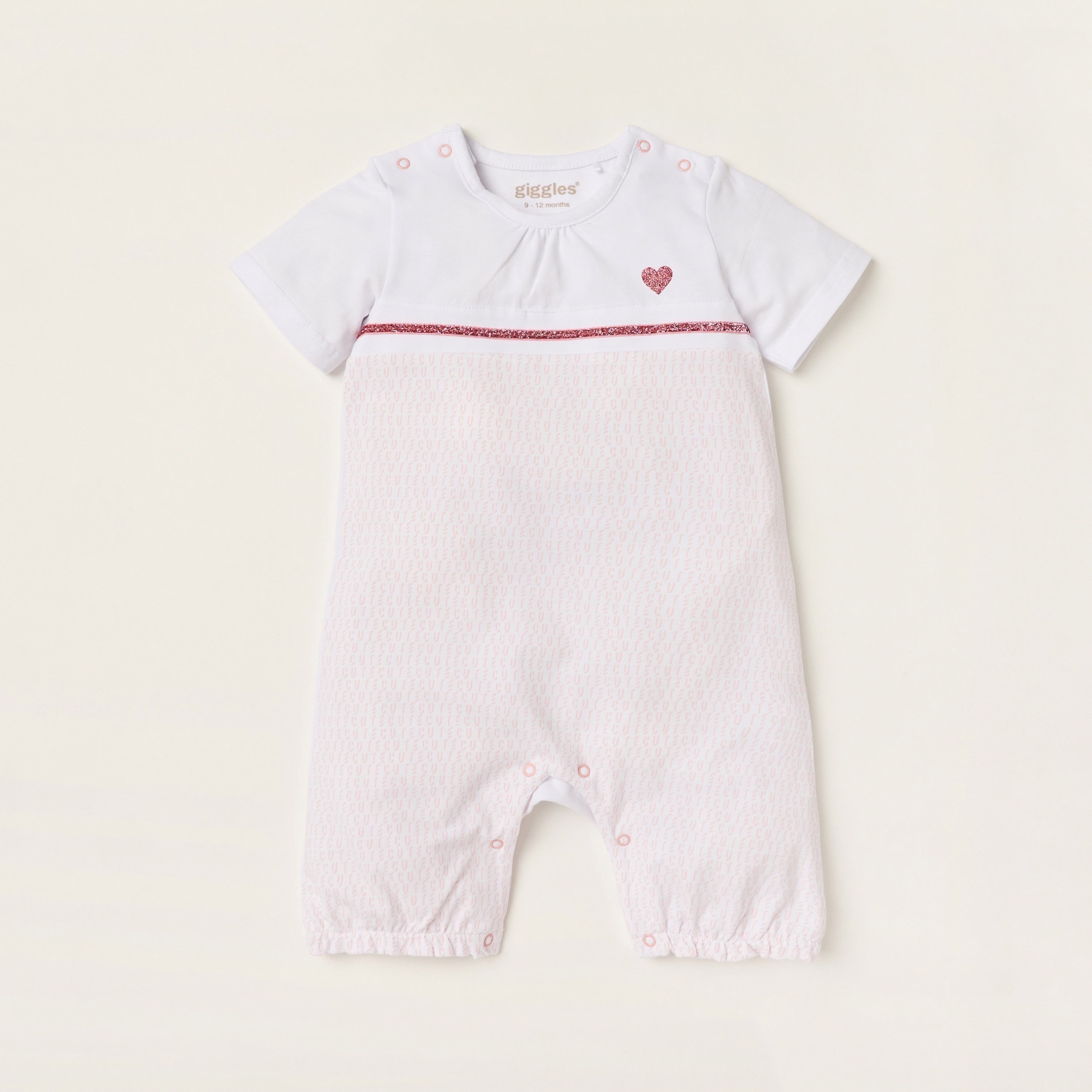 Giggles Printed Rompers with Short Sleeves-baby-girls-clothing-rompers-image-1