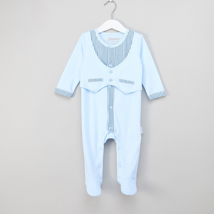 Giggles 3-Piece Striped Baby Clothing Set
