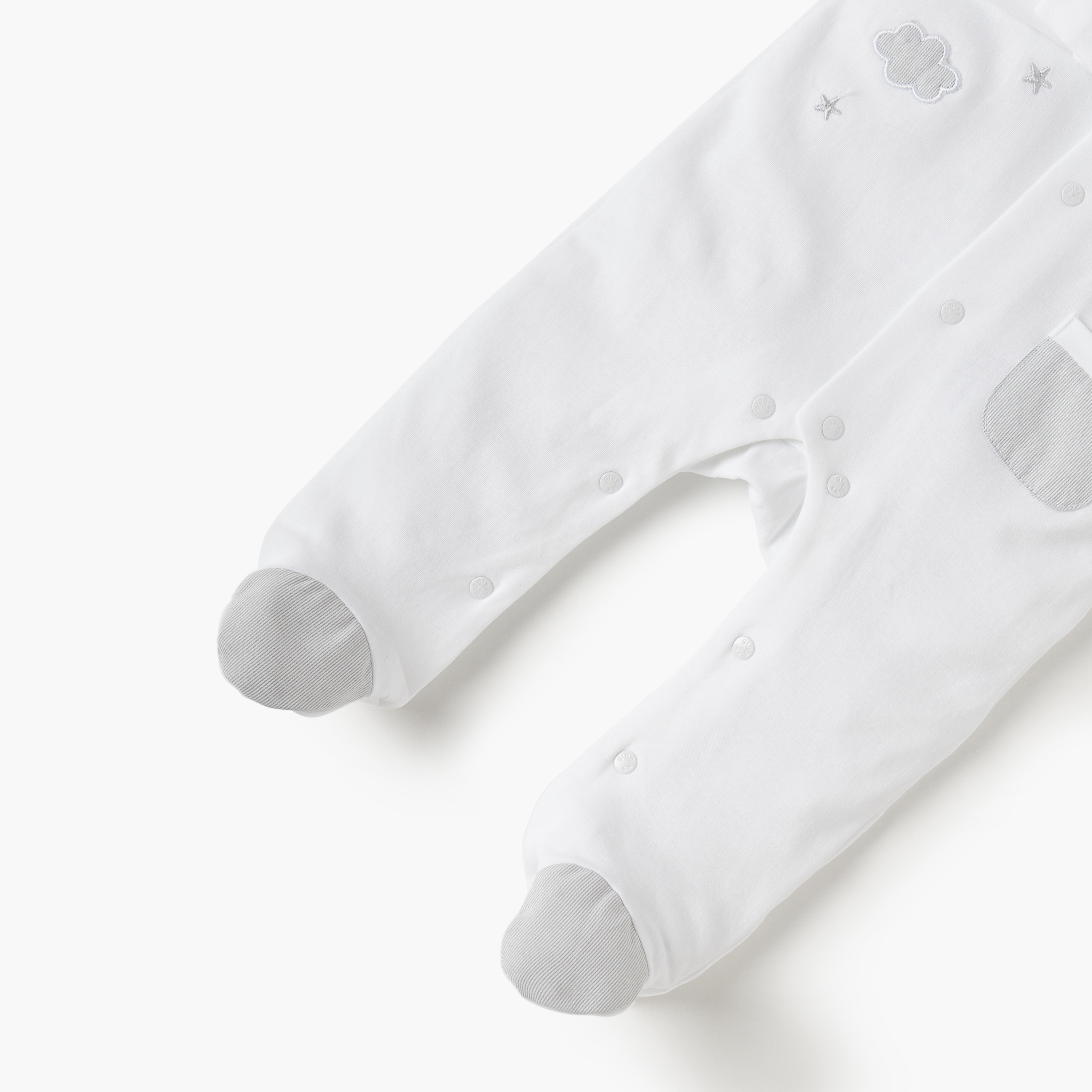 Giggles Applique Detail Closed Foot Sleepsuit with Long Sleeves and Collar-baby-boys-clothing-nightwear-sleepsuits-image-4