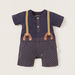 Giggles Printed Romper with Round Neck and Short Sleeves-Rompers%2C Dungarees and Jumpsuits-thumbnail-0