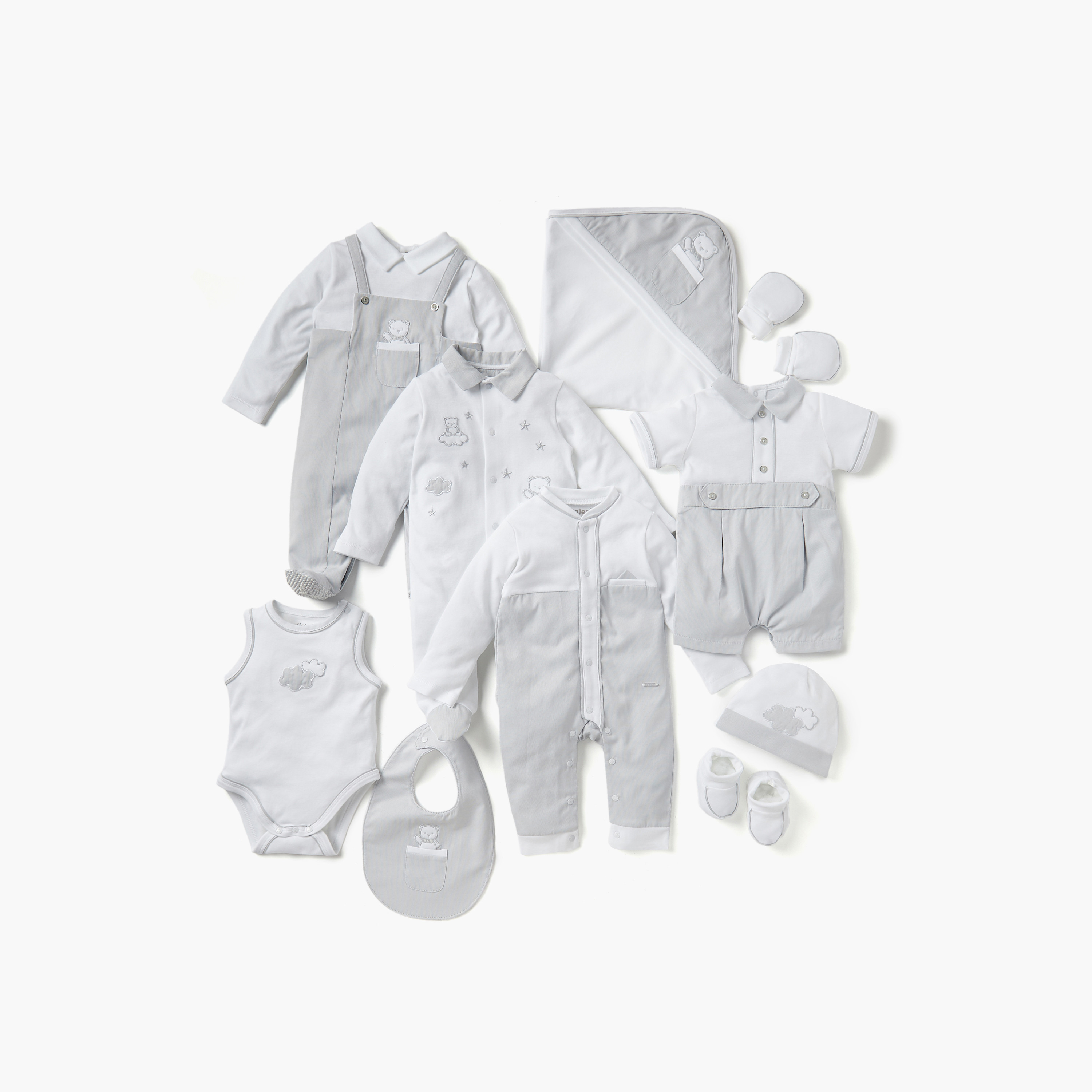 Giggles Applique Detail Closed Foot Sleepsuit with Long Sleeves and Collar-baby-boys-clothing-nightwear-sleepsuits-image-5