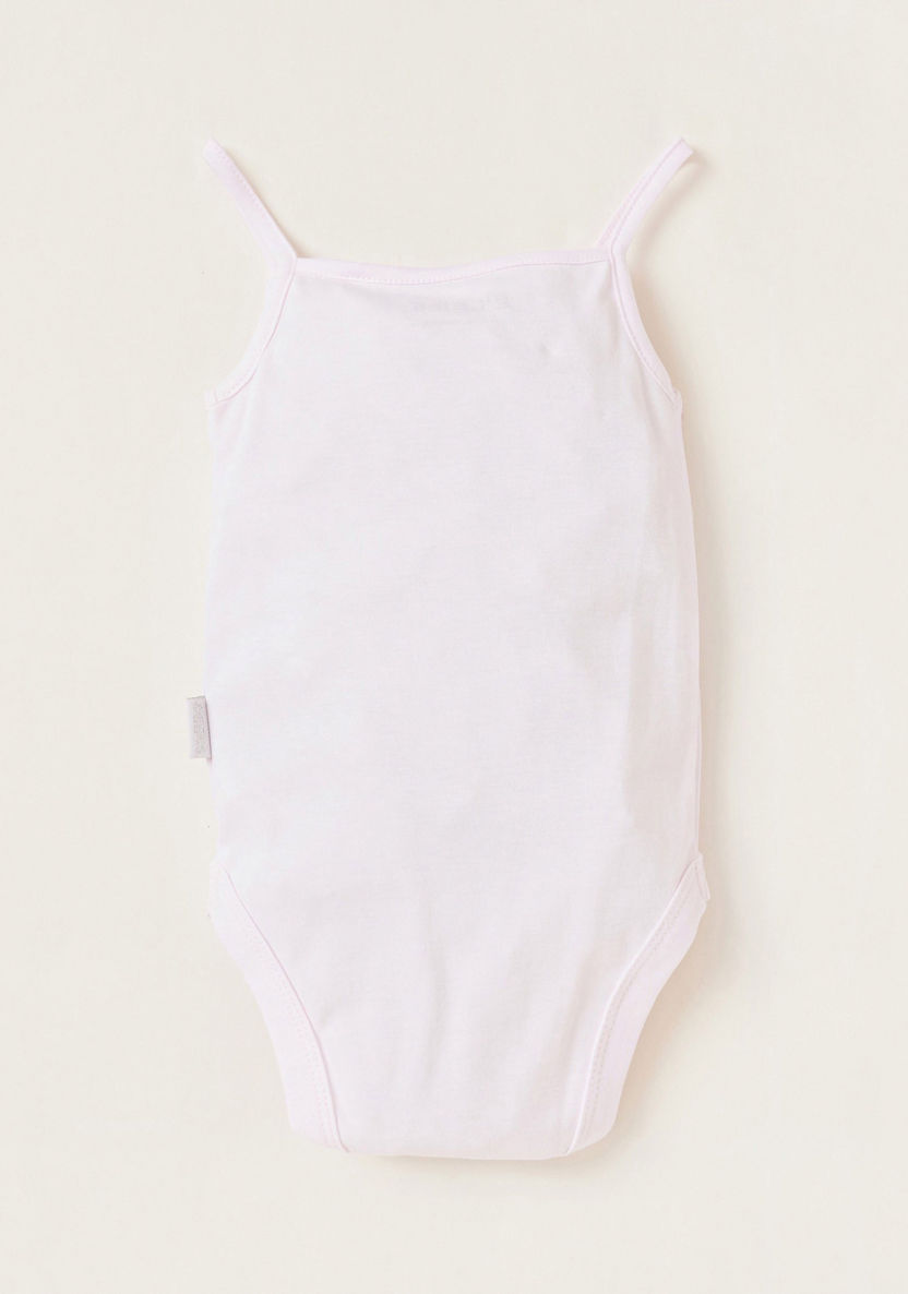 Giggles Embroidered Detail Bodysuit with Press Button Closure-Bodysuits-image-2