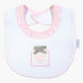 Giggles Embroidered Detail Bib with Press Button Closure-Bibs and Burp Cloths-thumbnail-0