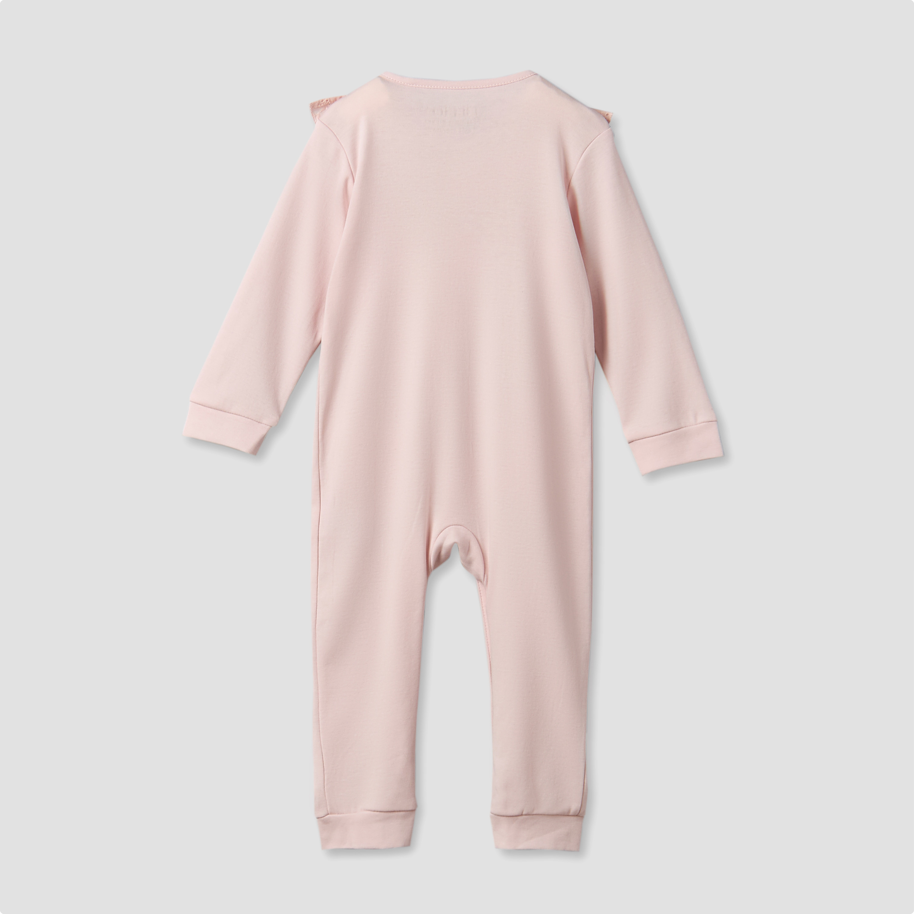 Giggles Cotton Round Neck Long Sleeves Sleepsuit with Embroidered Ruffles-baby-girls-clothing-nightwear-sleepsuits-image-3