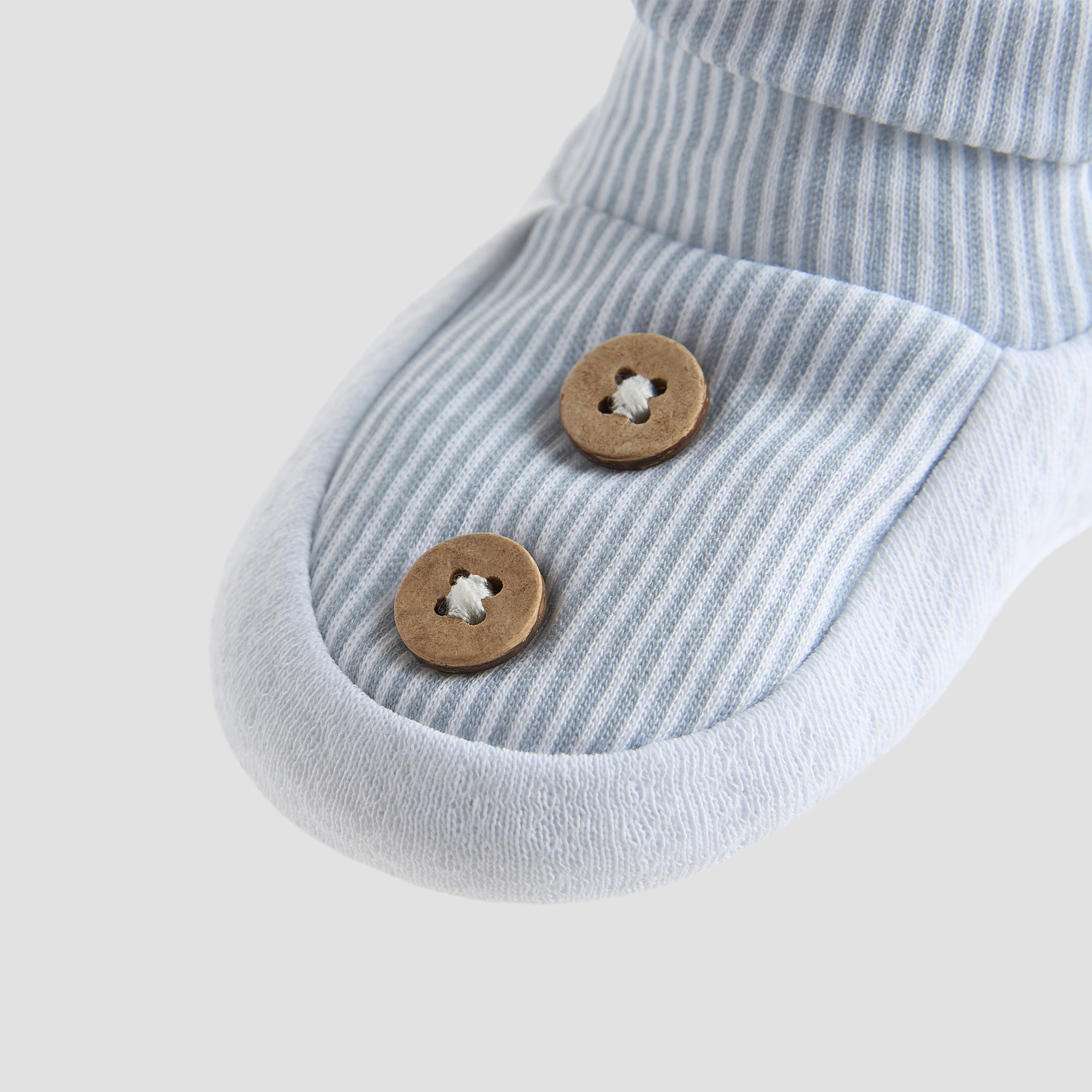 Giggles Striped Booties-baby-boys-shoes-booties-image-4