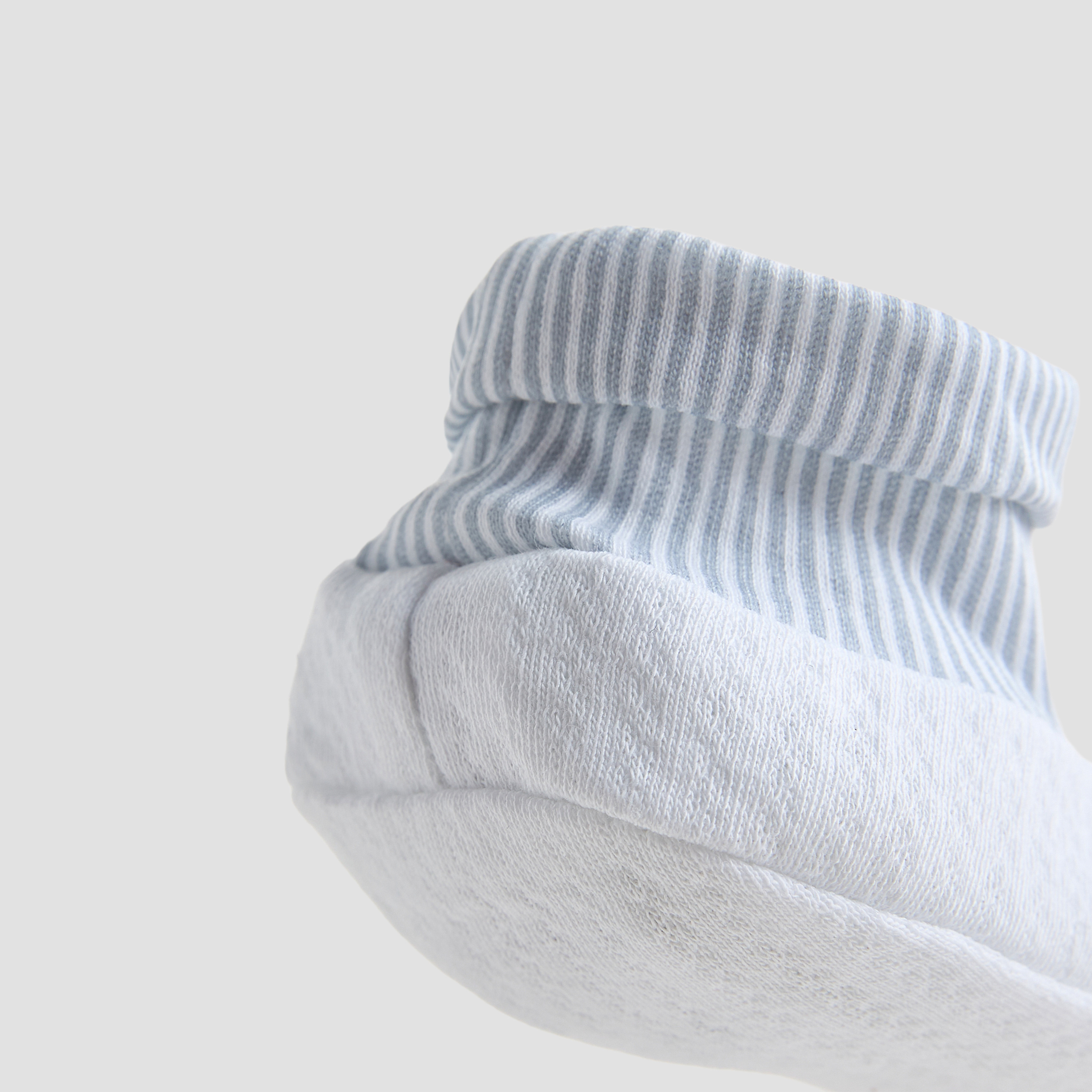 Giggles Striped Booties-baby-boys-shoes-booties-image-5