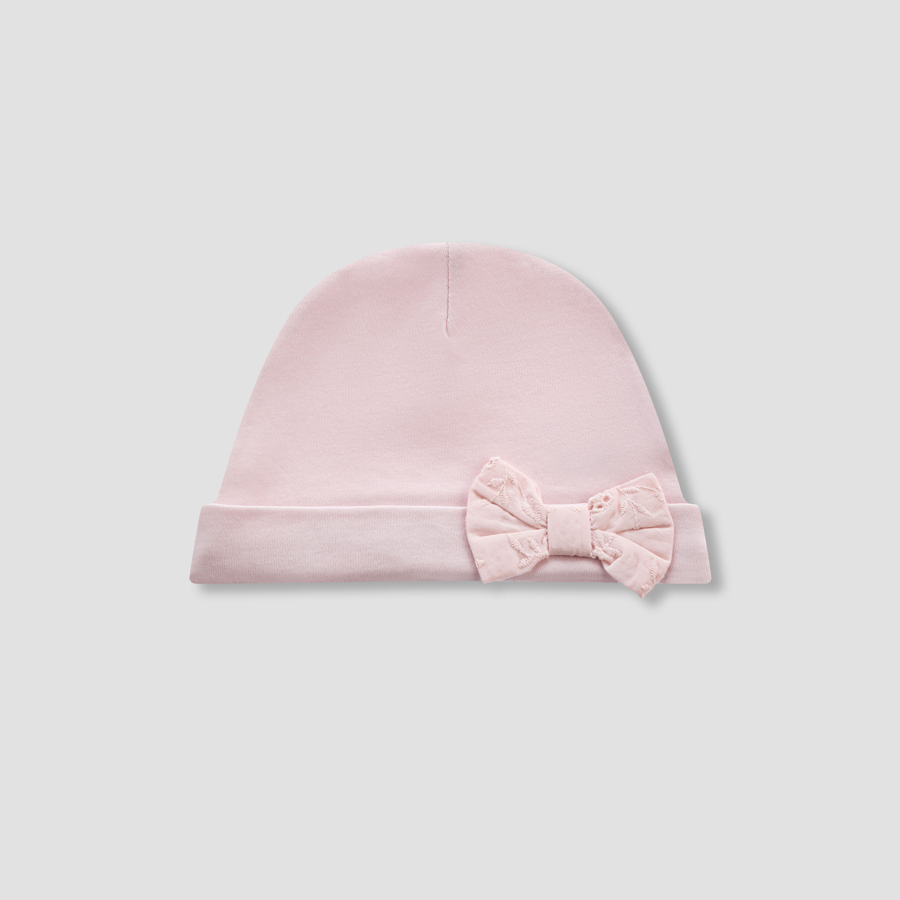 Giggles Cap with Bow Applique-baby-girls-accessories-caps-image-1