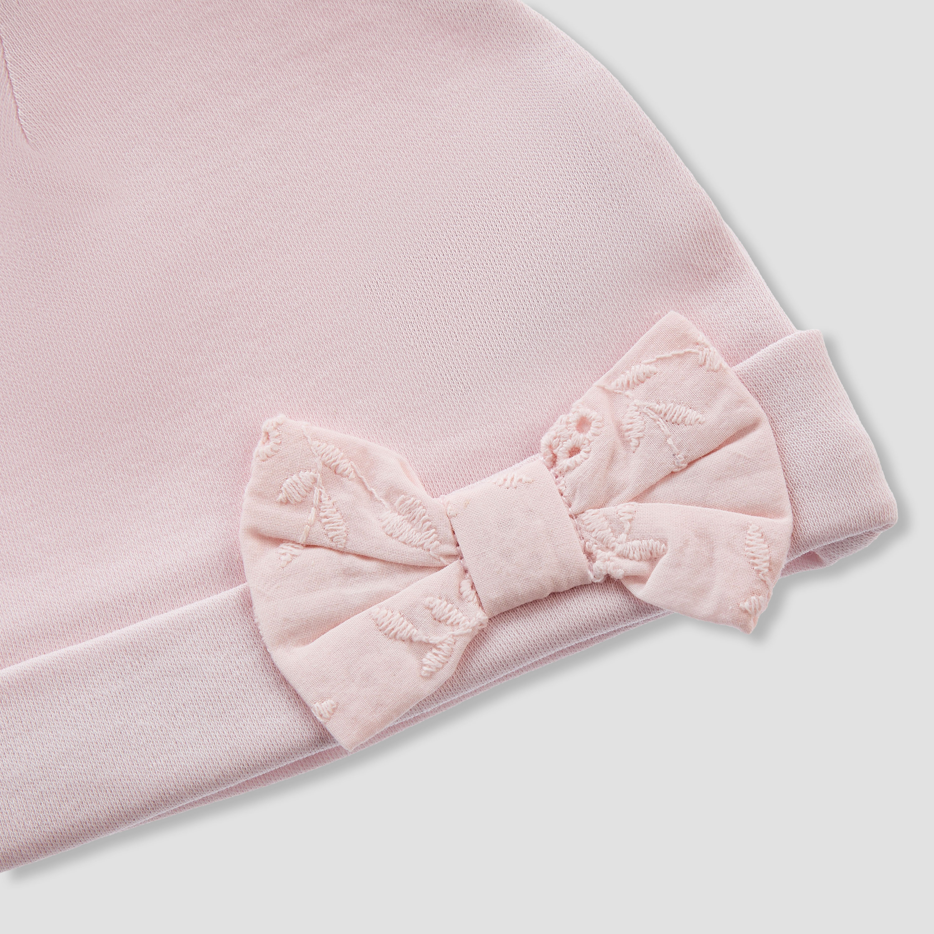 Giggles Cap with Bow Applique-baby-girls-accessories-caps-image-3