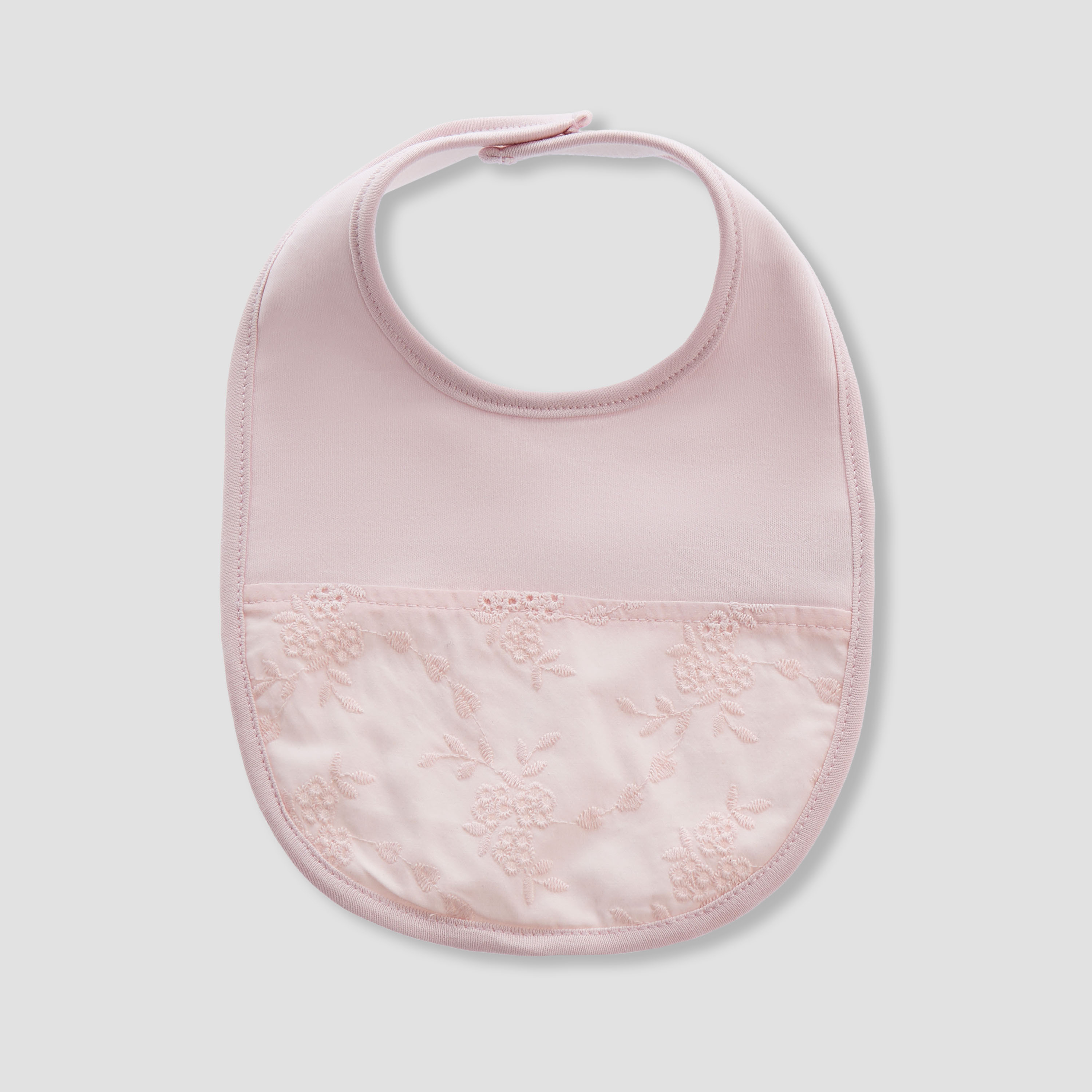 Giggles Baby Bib with Embroidered Design-baby-feeding-bibs-image-1