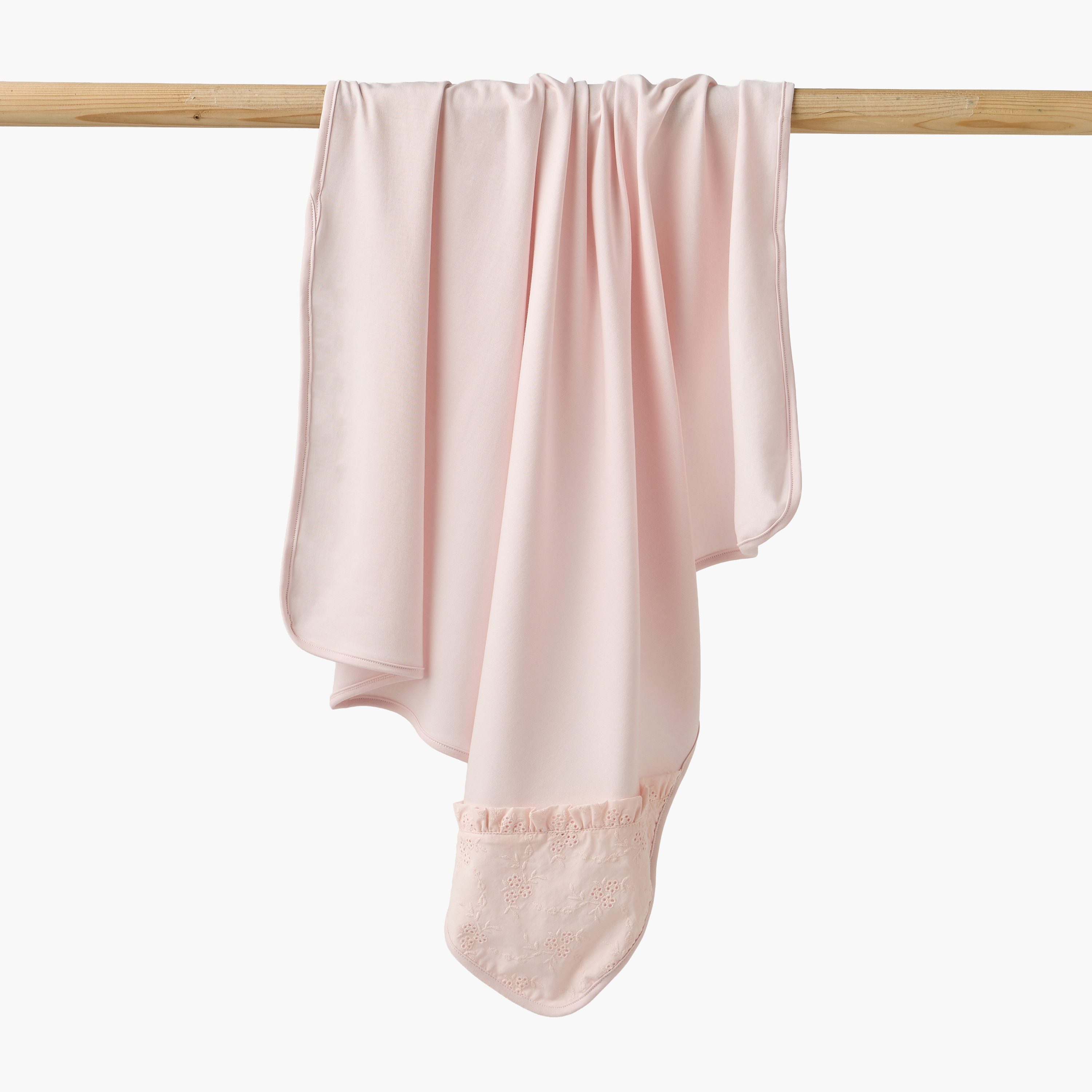 Giggles Receiving Blanket with Embroidery-baby-nursery-blanketsandswaddles-receivingblankets-image-1