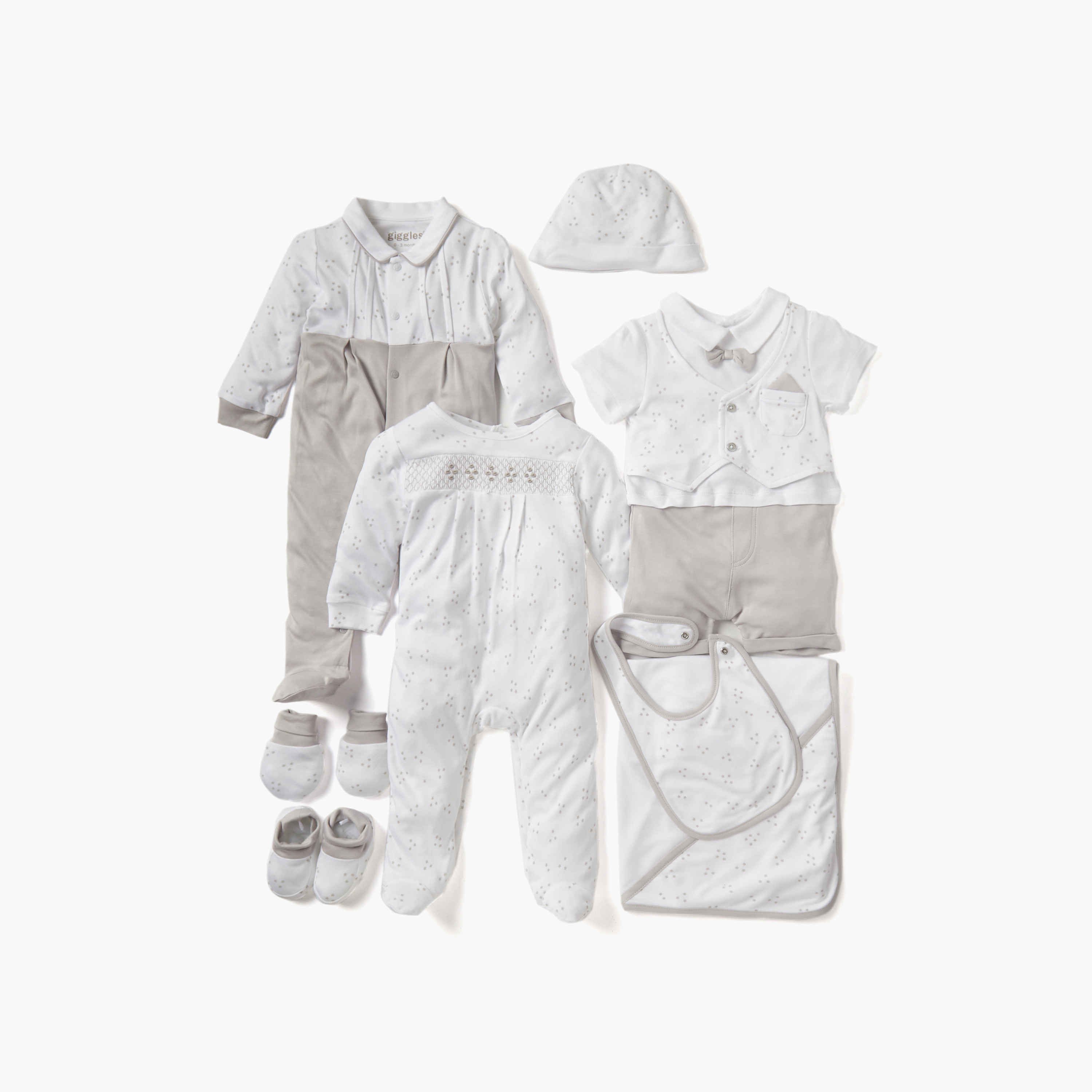 Giggles Star Print Closed Feet Sleepsuit with Long Sleeves-baby-boys-clothing-nightwear-sleepsuits-image-5