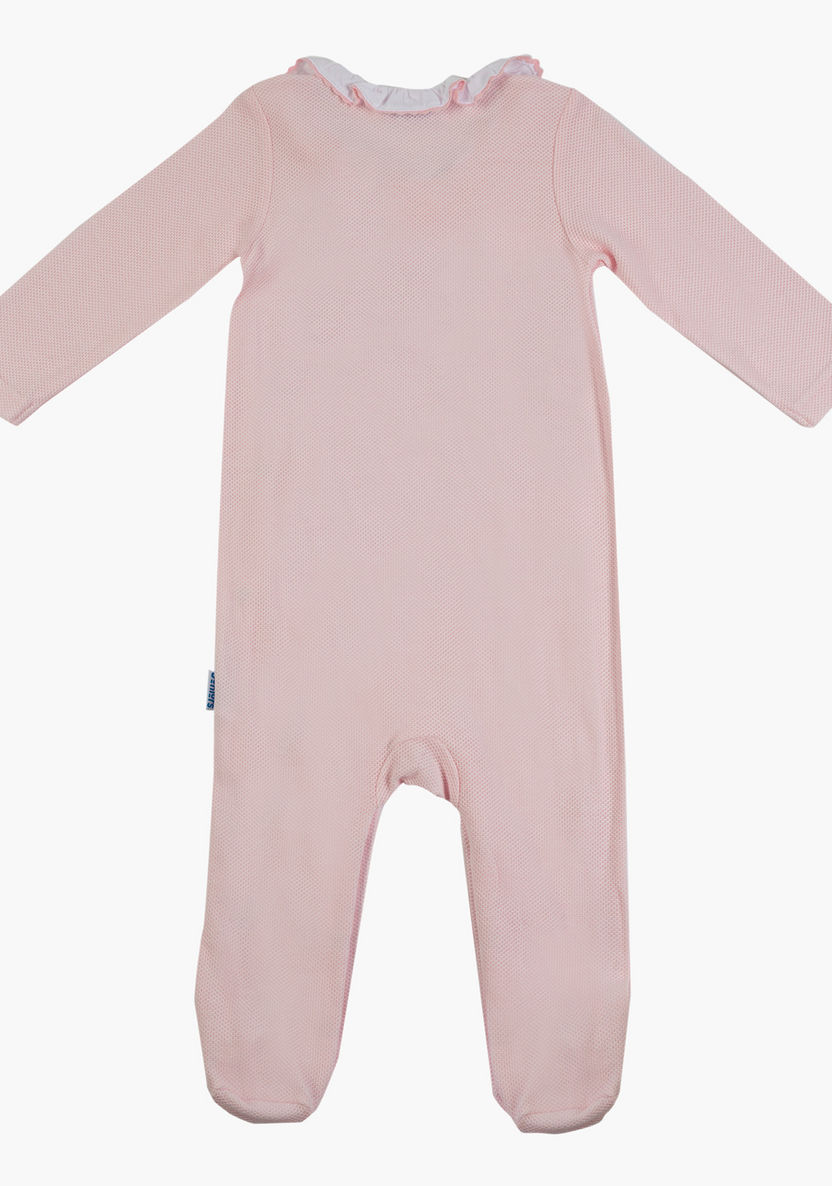 Giggles Frilly Collared Sleepsuit with Long Sleeves-Sleepsuits-image-1