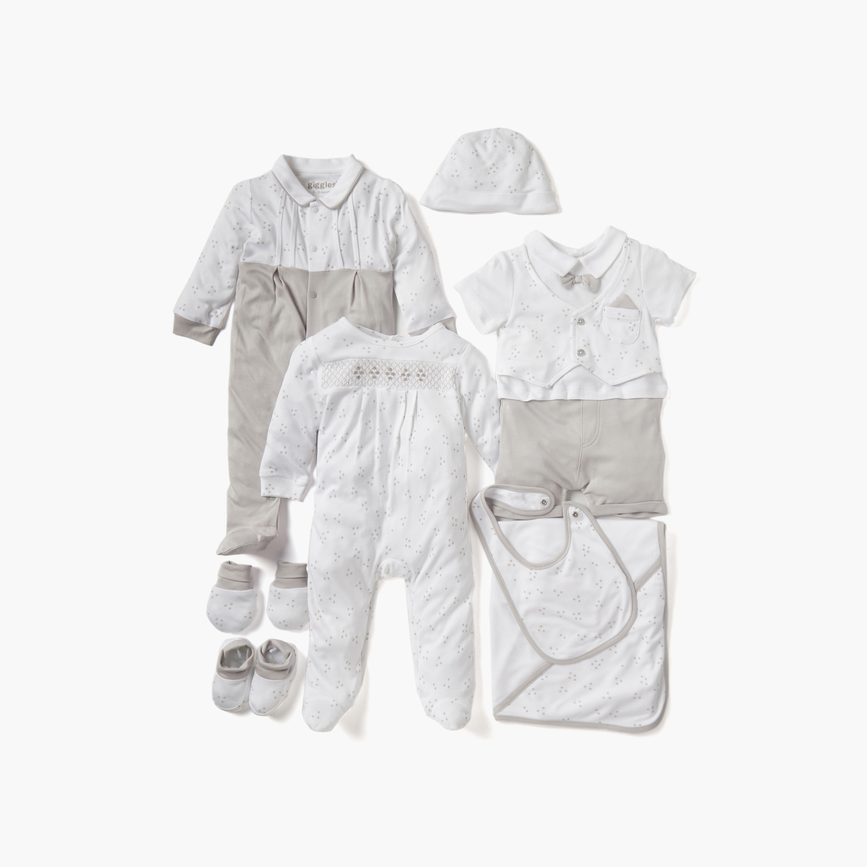 Giggles Star Print Closed Feet Sleepsuit with Long Sleeves-baby-boys-clothing-nightwear-sleepsuits-image-5