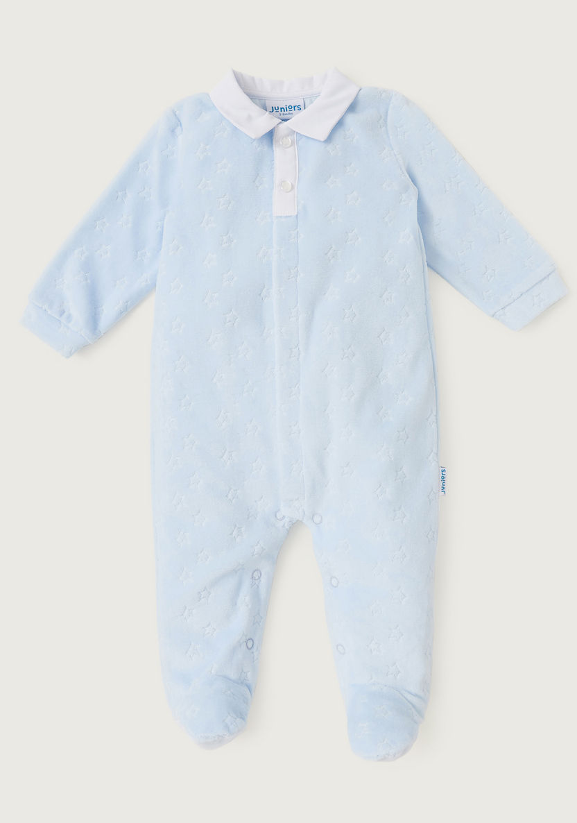Juniors Sleepsuit with Long Sleeves and Collar-Sleepsuits-image-0