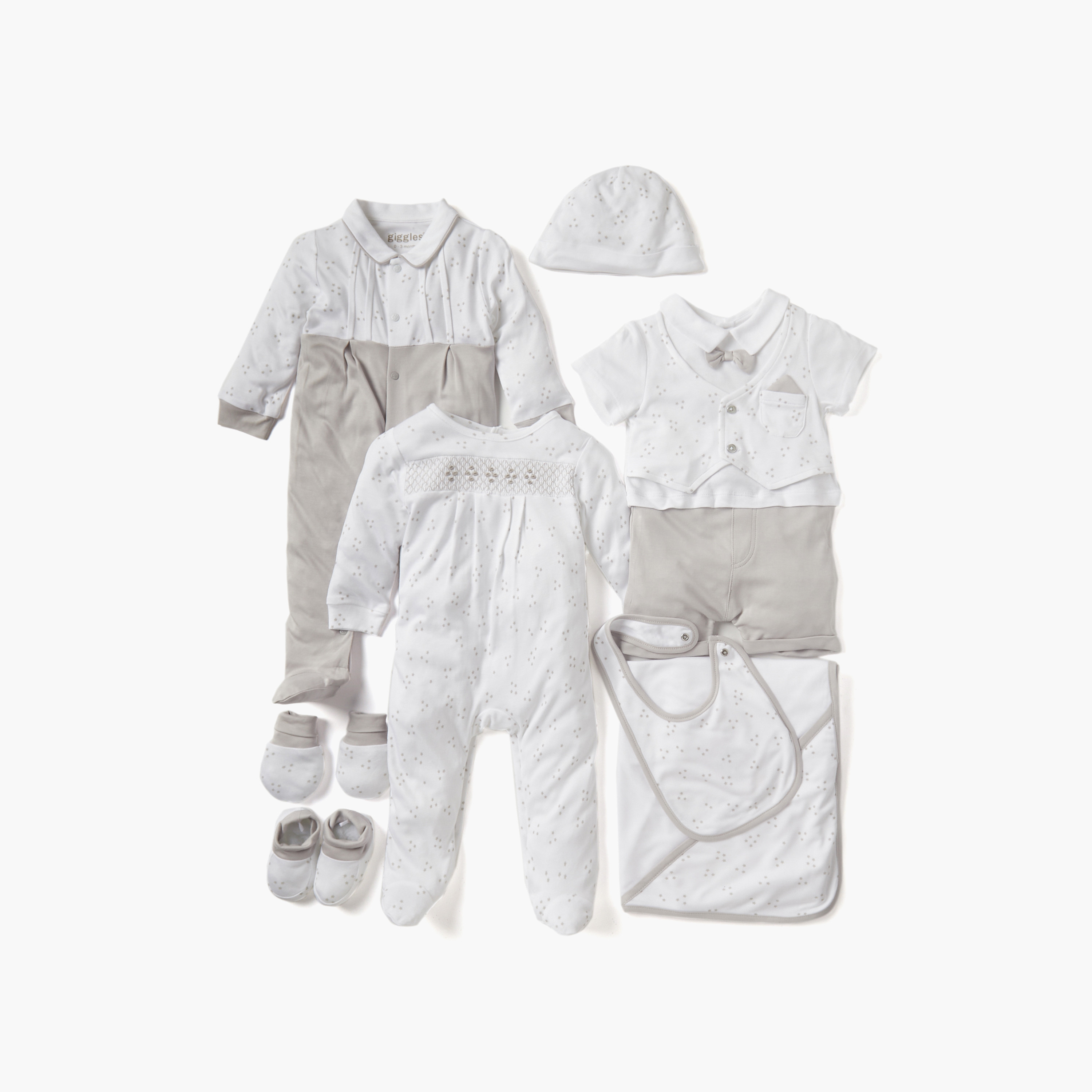 Giggles Star Print Bib with Button Closure-promo_babyshop_Buy3for10_UAE230426-image-5