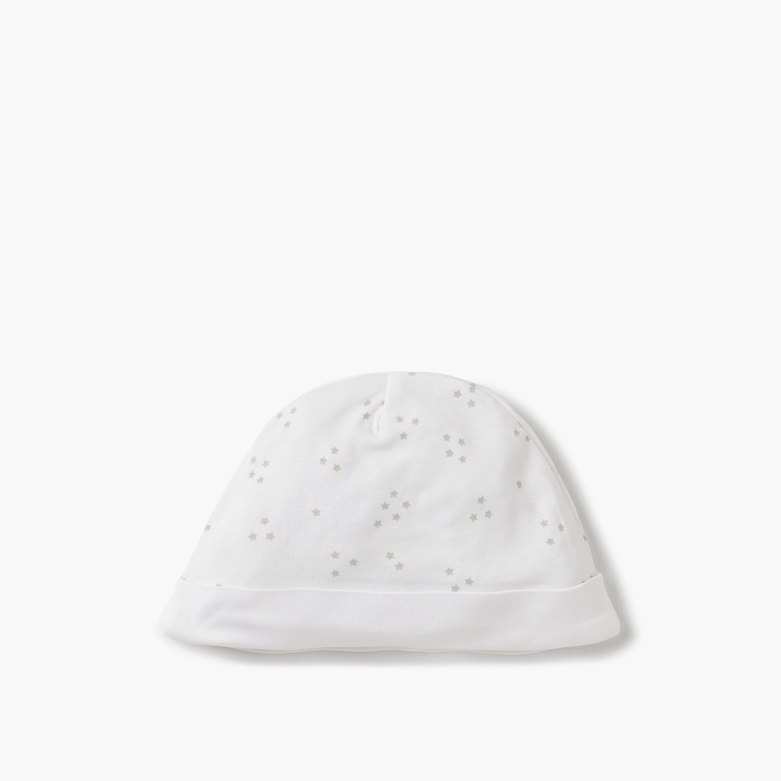 Giggles Star Print Beanie Cap-baby-boys-accessories-caps-image-1