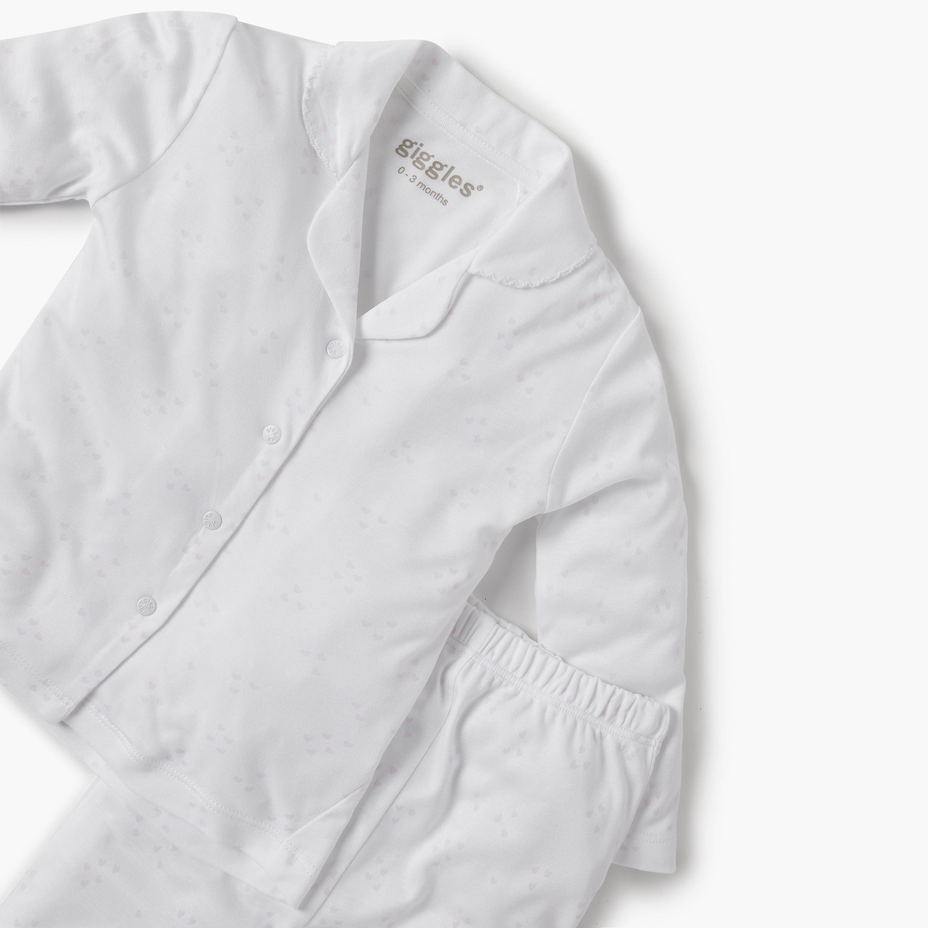 Giggles Solid Shirt and Pyjama Set-baby-girls-clothing-nightwear-pyjamasets-image-4