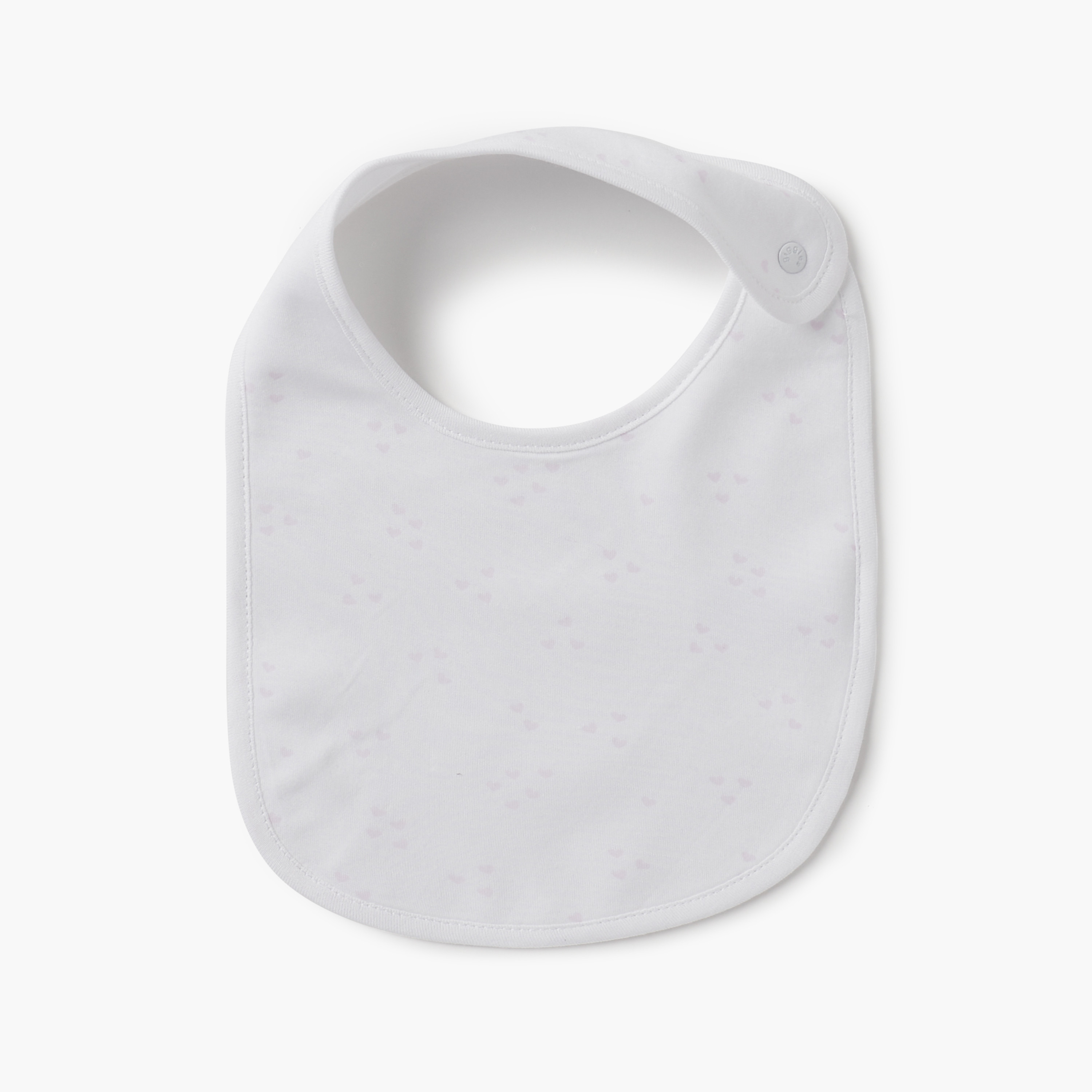 Giggles Heart Print Bib with Button Closure-baby-feeding-bibs-image-2