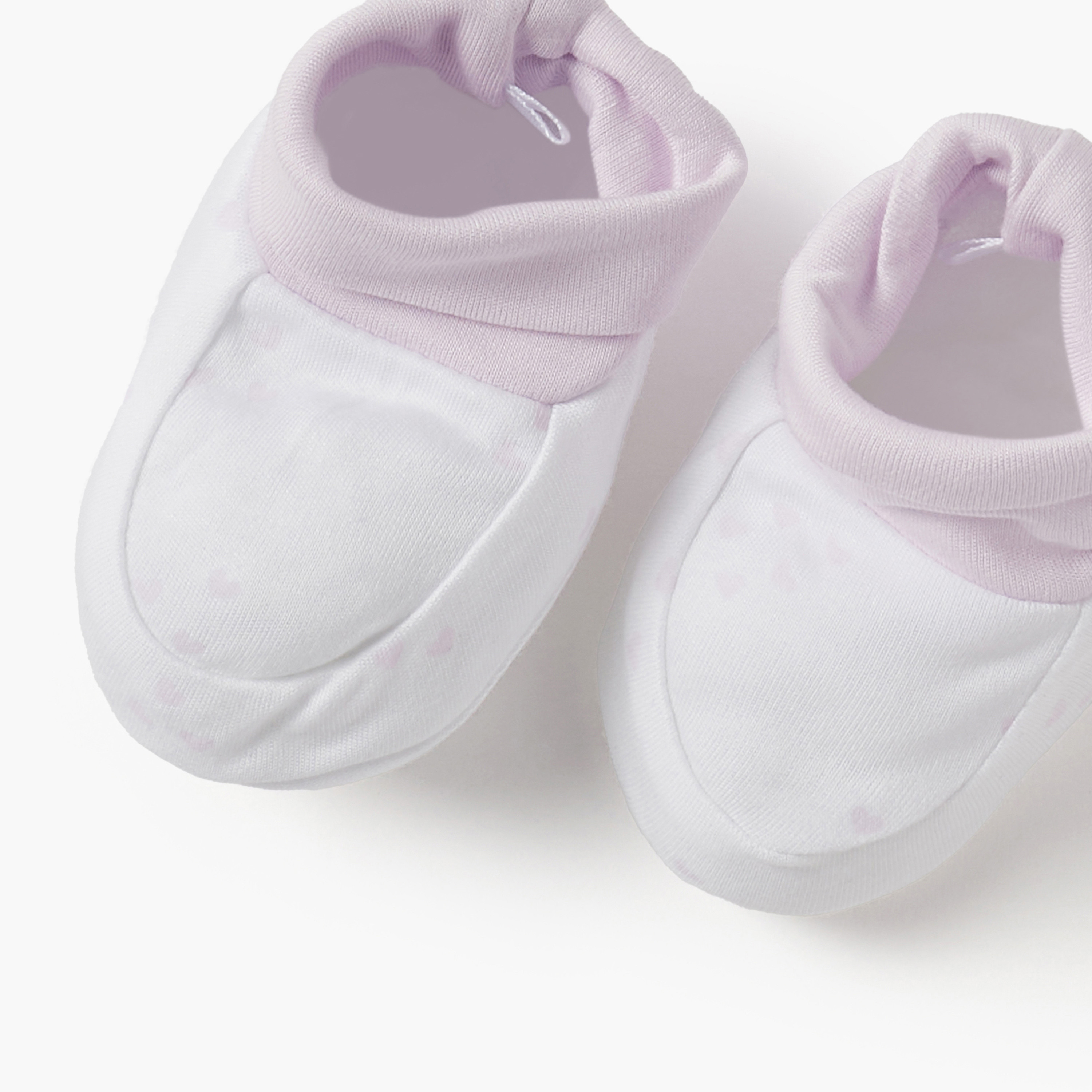 Giggles Colourblock Booties-baby-girls-shoes-booties-image-3