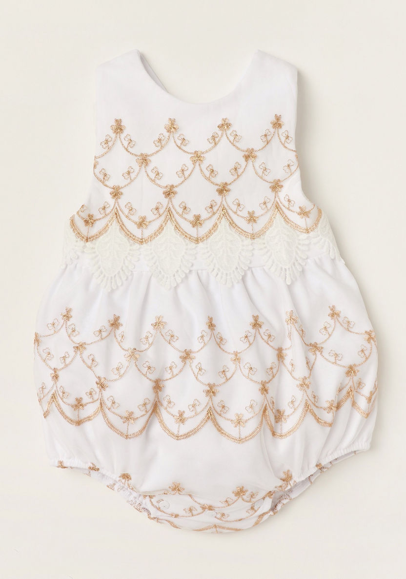 Giggles Lace Detail Sleeveless Romper-Rompers%2C Dungarees and Jumpsuits-image-0