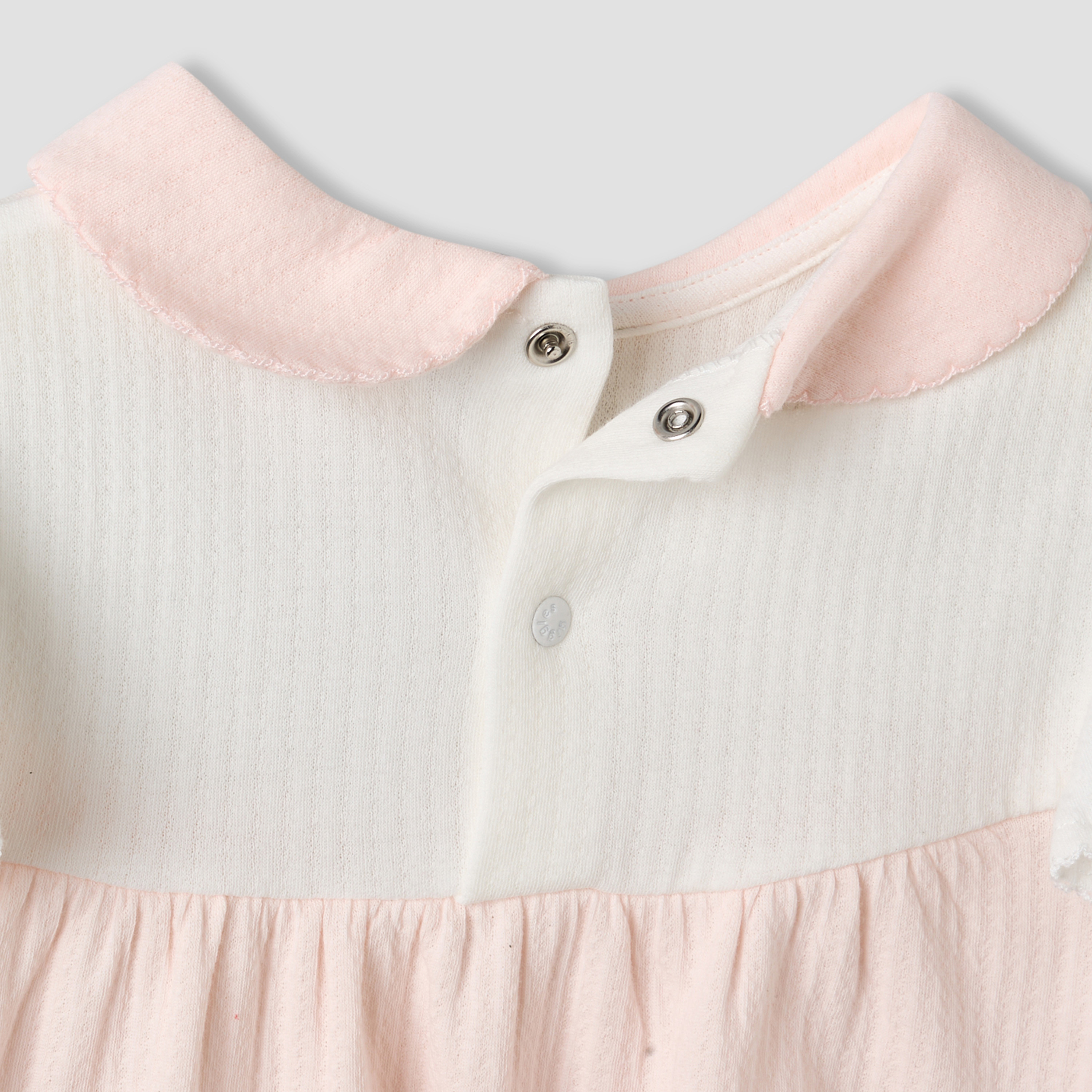 Peter Pan Collar Sleeveless Knee Length Dress with Embroidery-baby-girls-clothing-dressesandjumpsuits-image-3