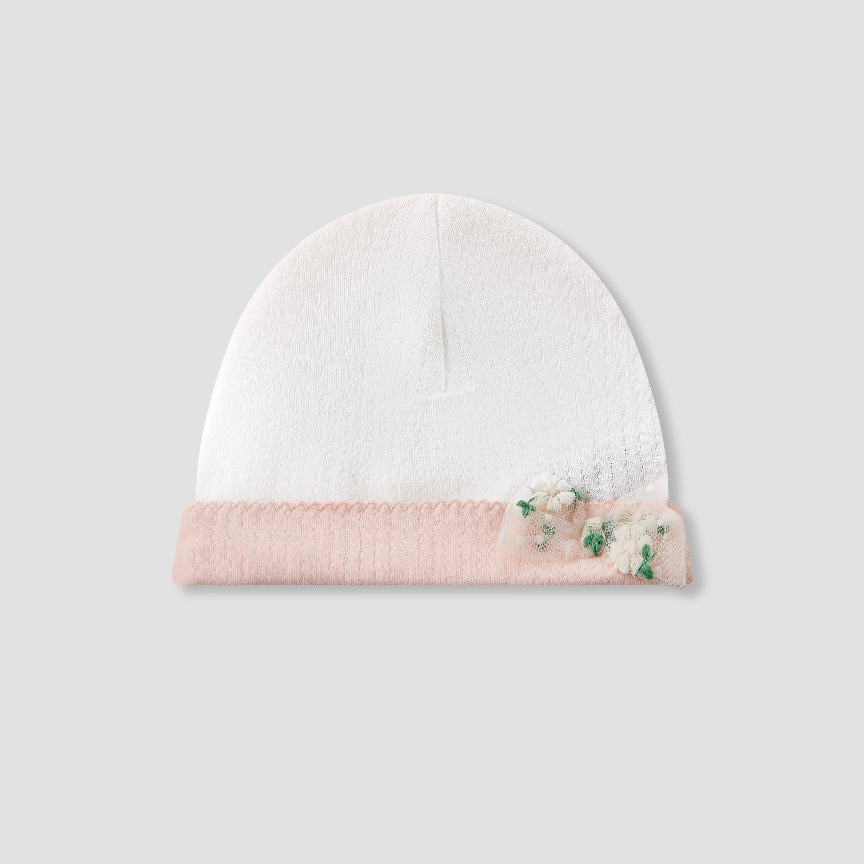 Giggles Cap with Bow Accent-baby-girls-accessories-caps-image-1