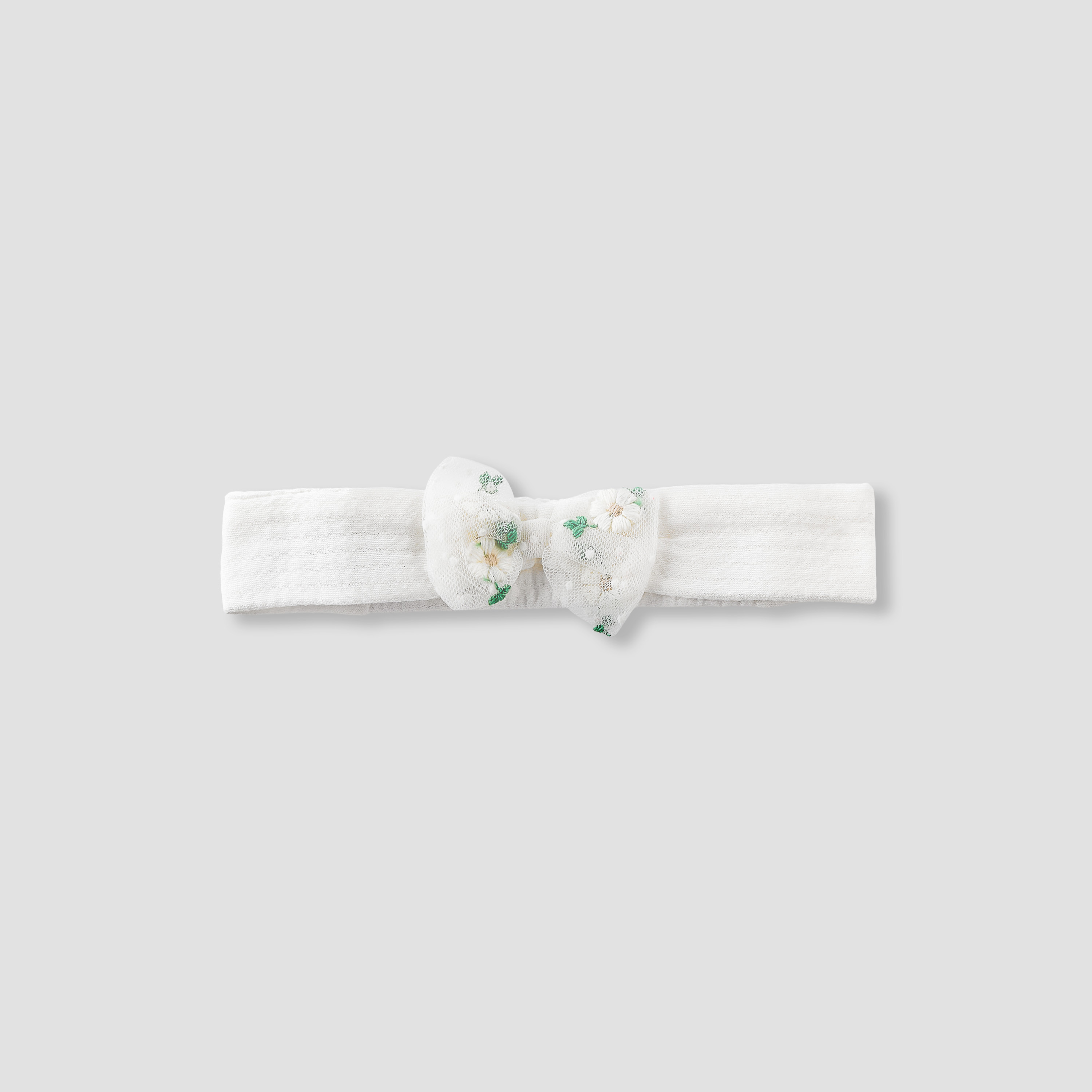 Giggles Hairband with Embroidered Bow Accent-baby-girls-accessories-hairaccessories-image-1