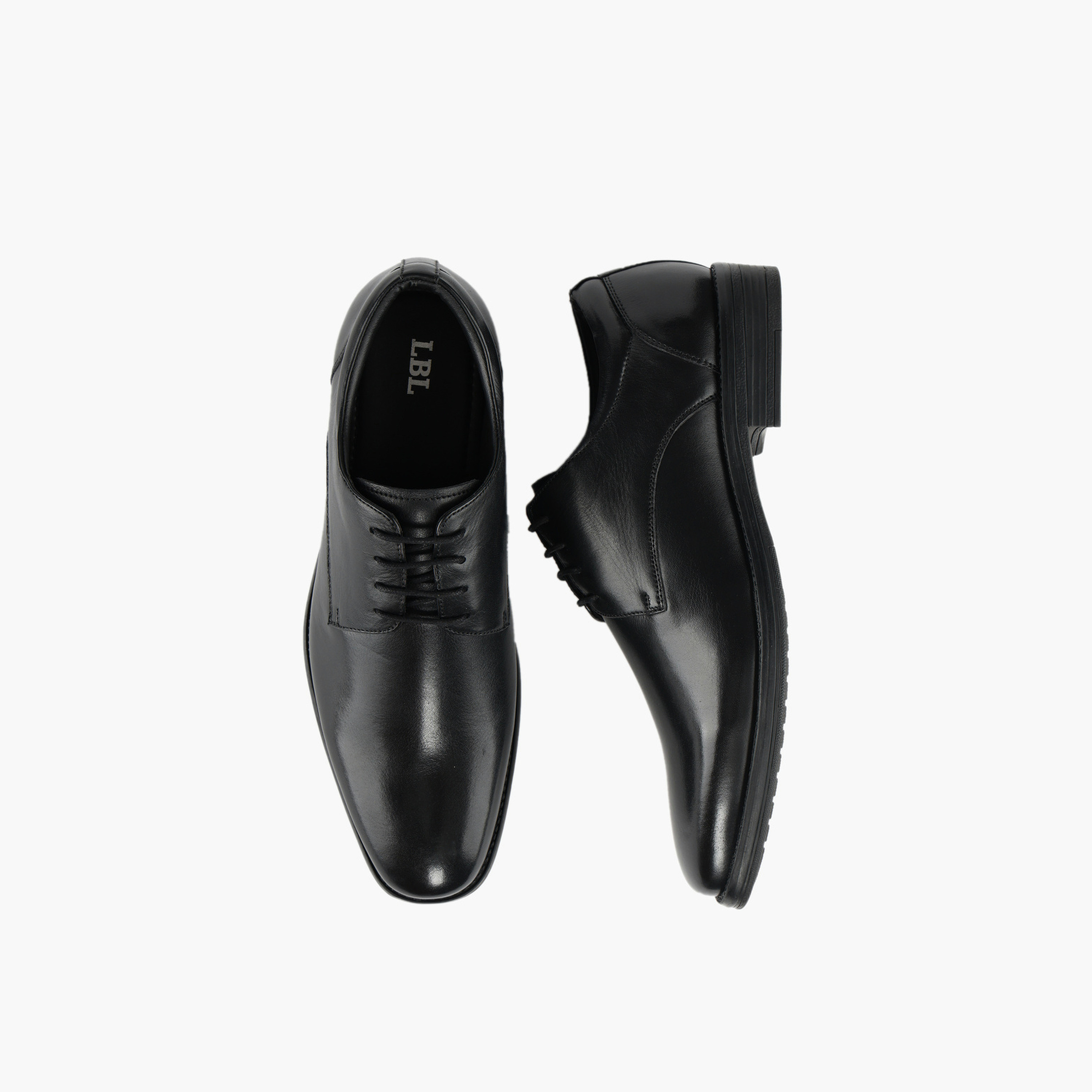 حذاء ديربي جلد برباط للرجال إل بي إل من شو إكسبريس-men-shoes-formalshoes-image-1