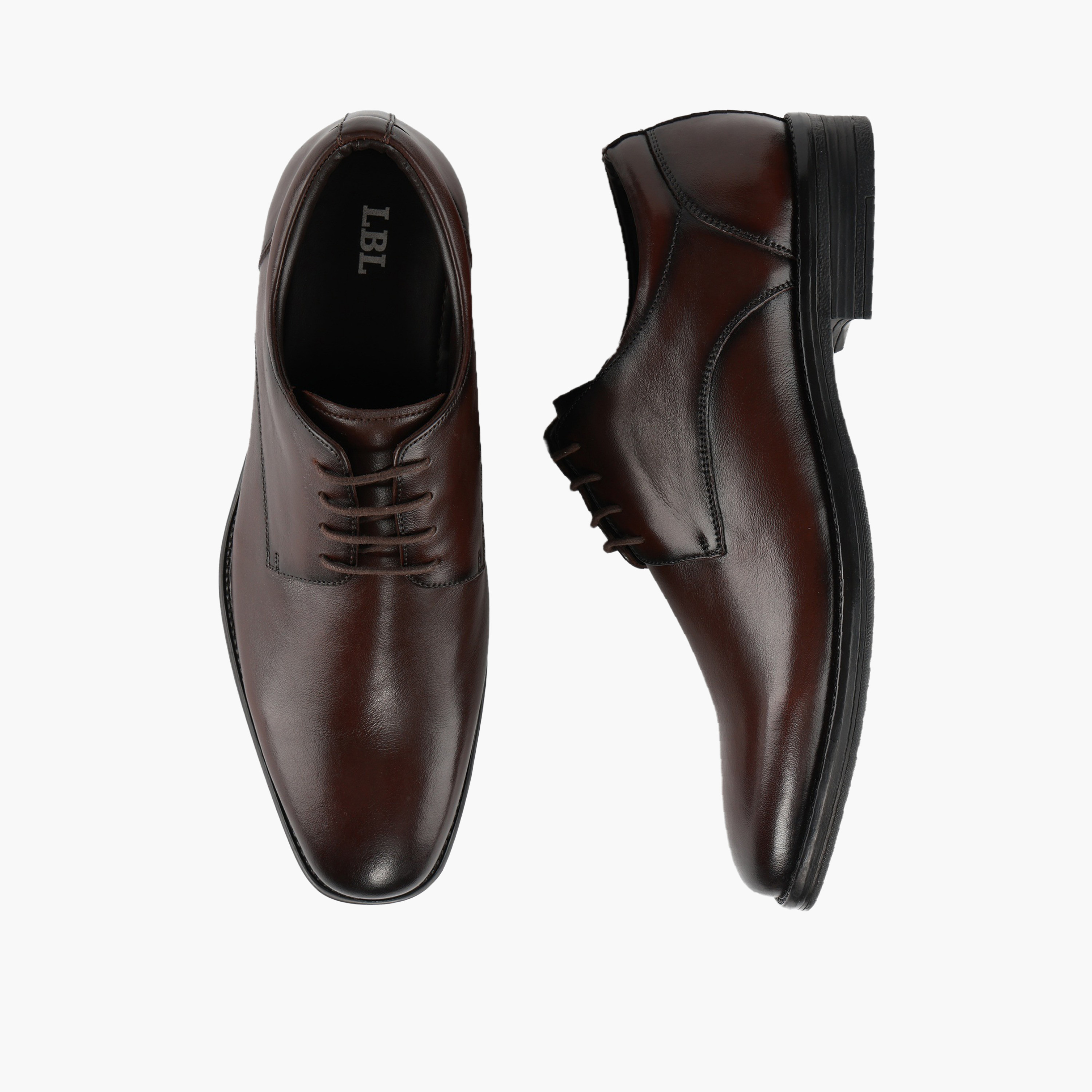 حذاء ديربي جلد برباط للرجال إل بي إل من شو إكسبريس-men-shoes-formalshoes-image-1