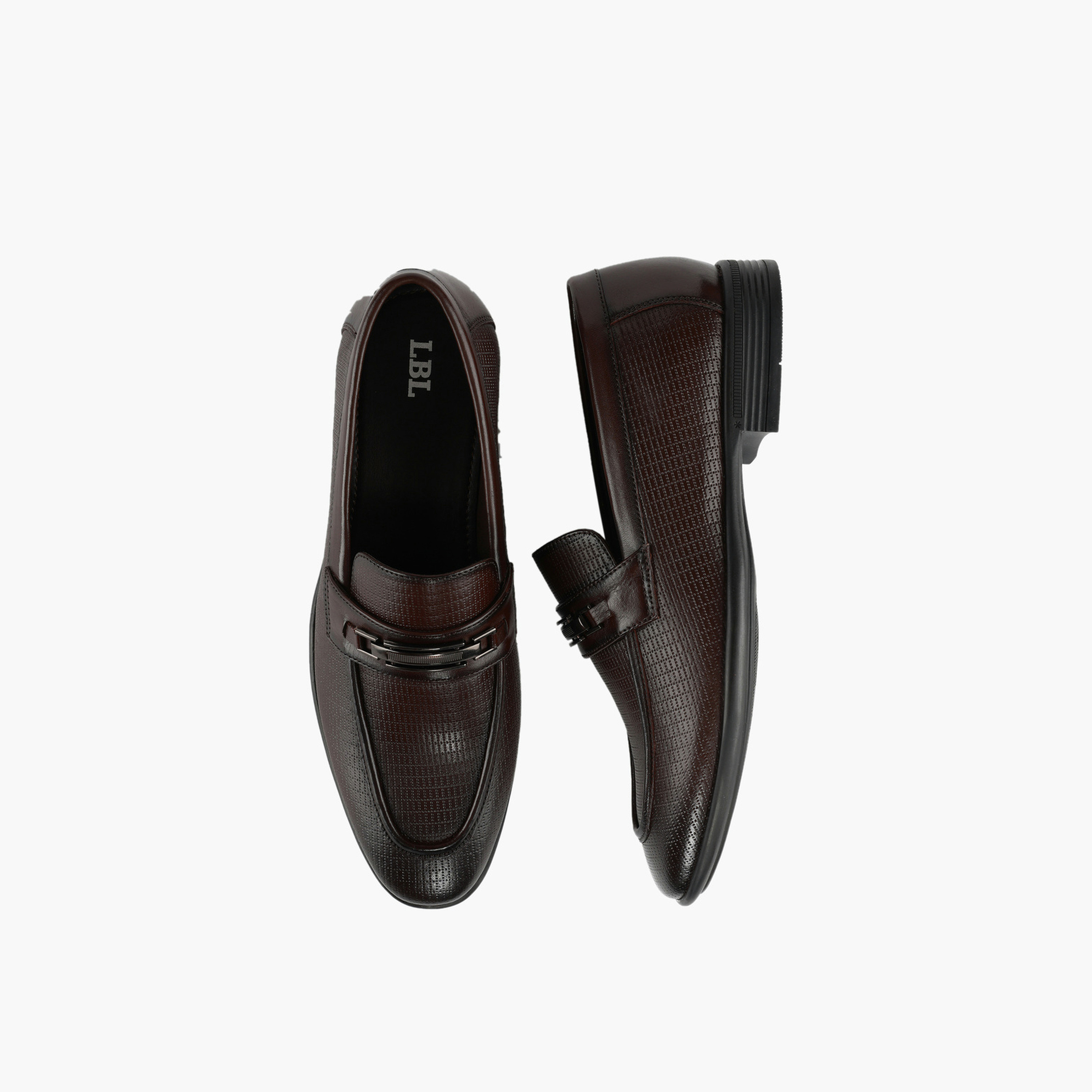 LBL by Shoexpress Men Textured Loafers-men-shoes-loafersandmoccasins-image-1