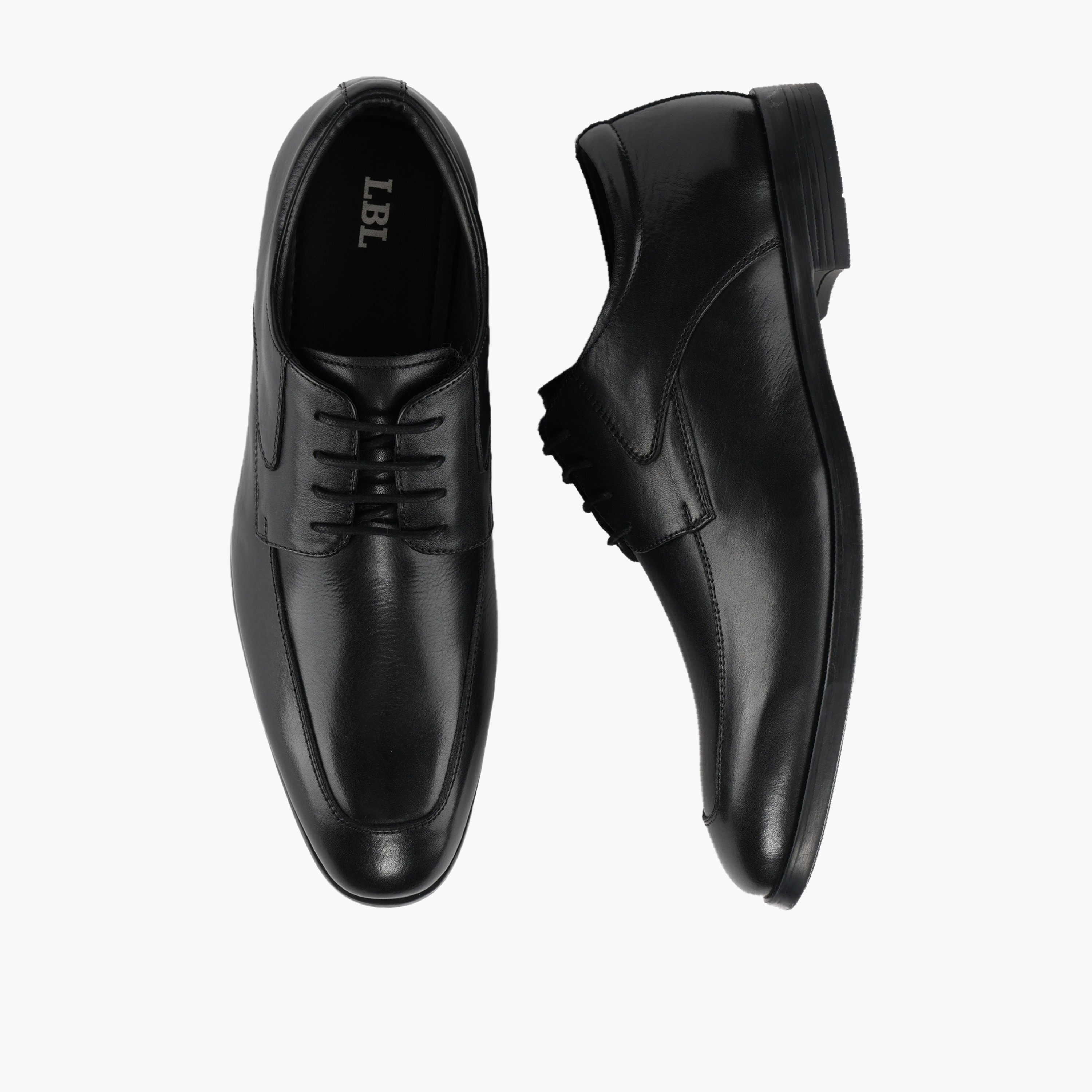 حذاء ديربي جلد برباط إغلاق للرجال من إل بي إل من شو إكسبريس-men-shoes-formalshoes-image-1