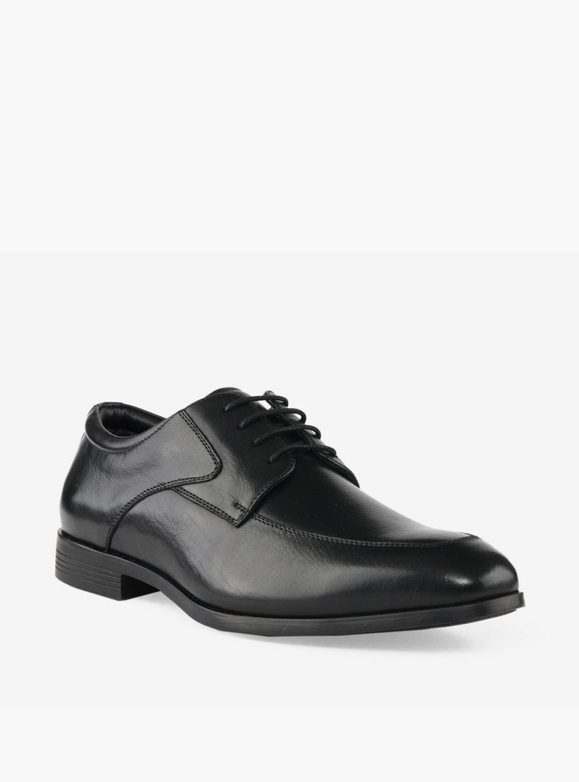 حذاء ديربي جلد برباط إغلاق للرجال من إل بي إل من شو إكسبريس-men-shoes-formalshoes-image-2