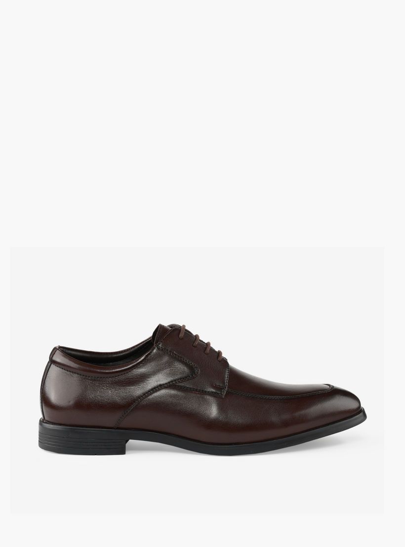 حذاء ديربي جلد برباط إغلاق للرجال من إل بي إل من شو إكسبريس-men-shoes-formalshoes-image-3