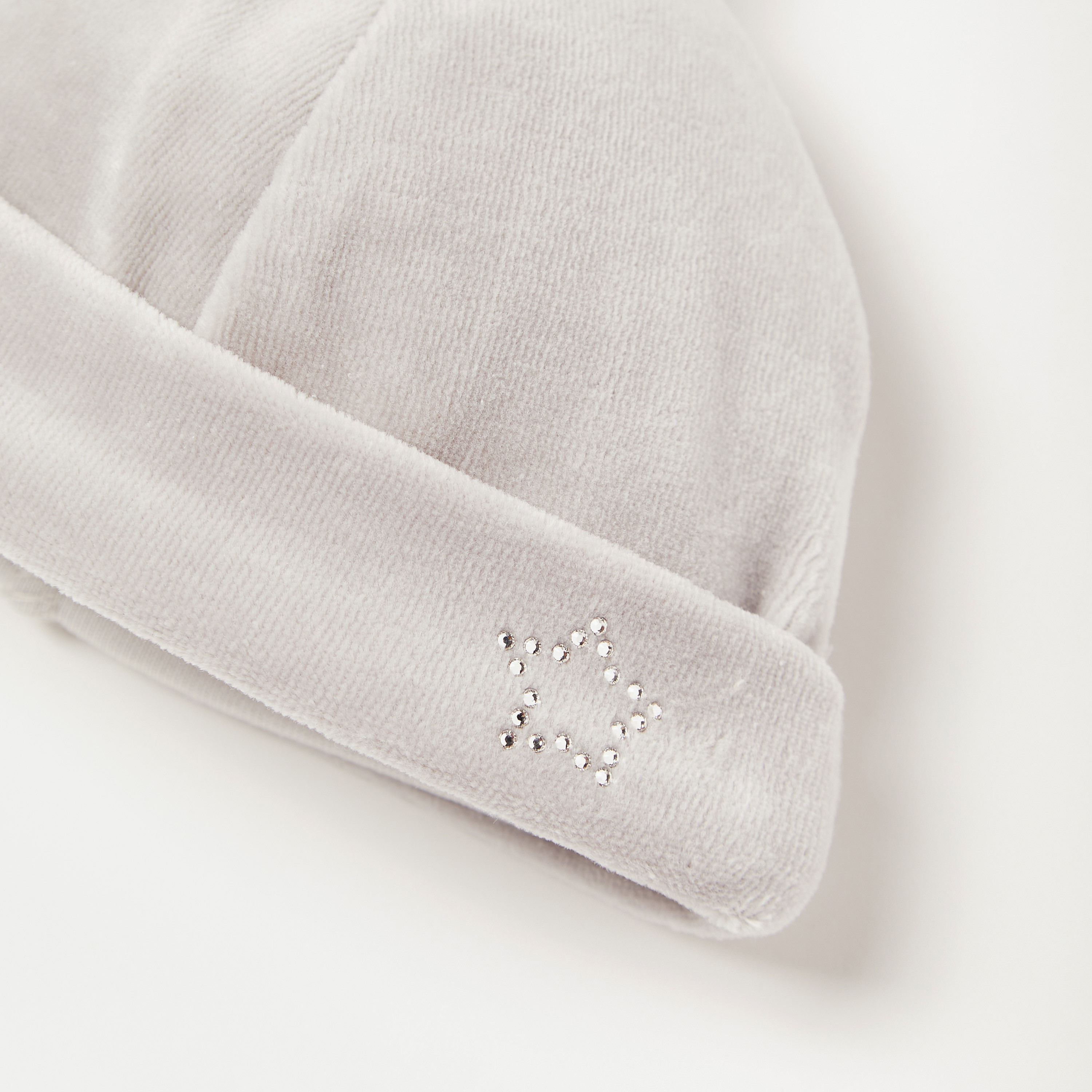 Giggles Cap with Embellished Detail-baby-girls-clothing-winterwear-winteraccessories-image-2