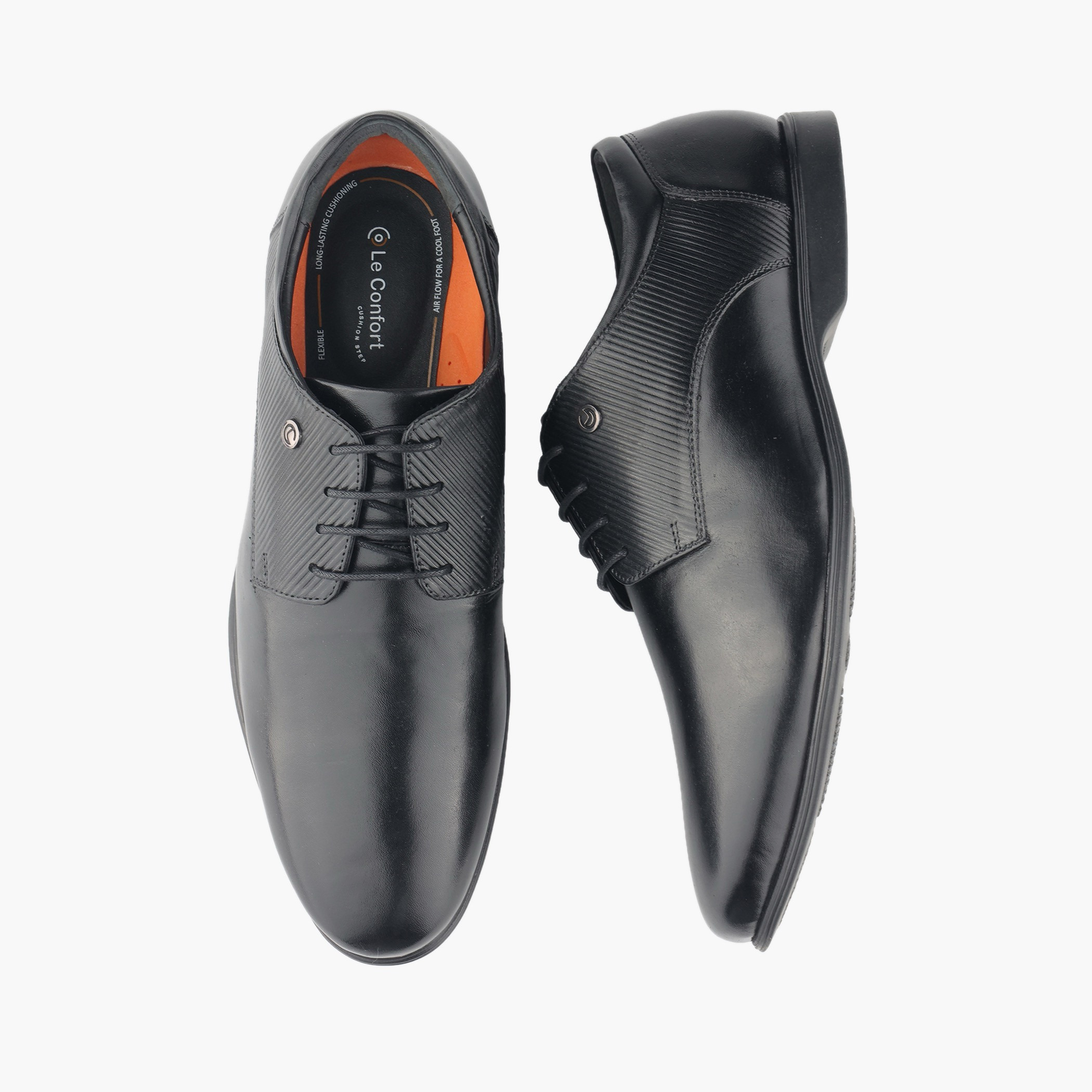 Le Confort Men Genuine Leather Lace-Up Derby Shoes-men-shoes-formalshoes-image-1