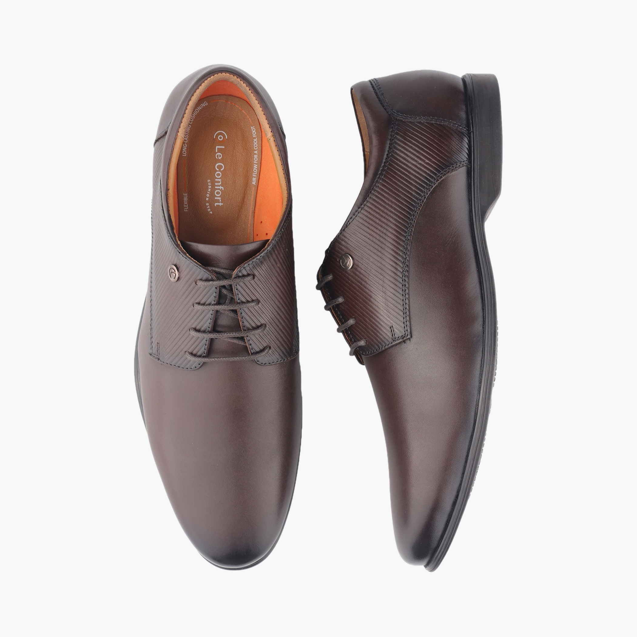 Le Confort Men Genuine Leather Lace-Up Derby Shoes-men-shoes-formalshoes-image-1