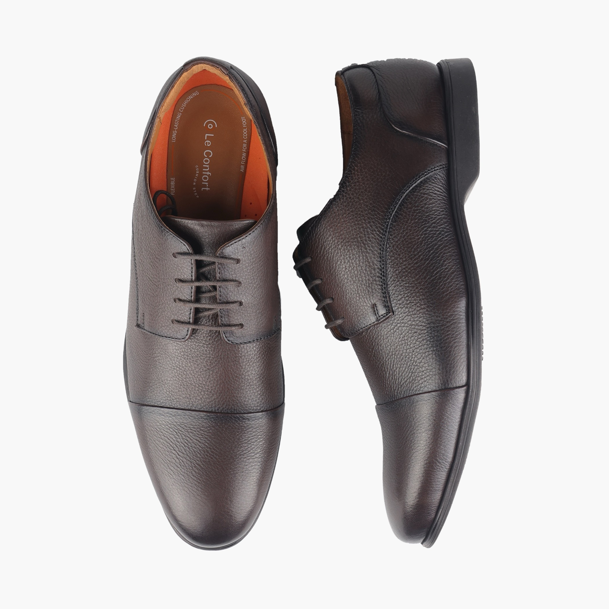 Le Confort Men Genuine Leather Lace-Up Derby Shoes-men-shoes-formalshoes-image-1