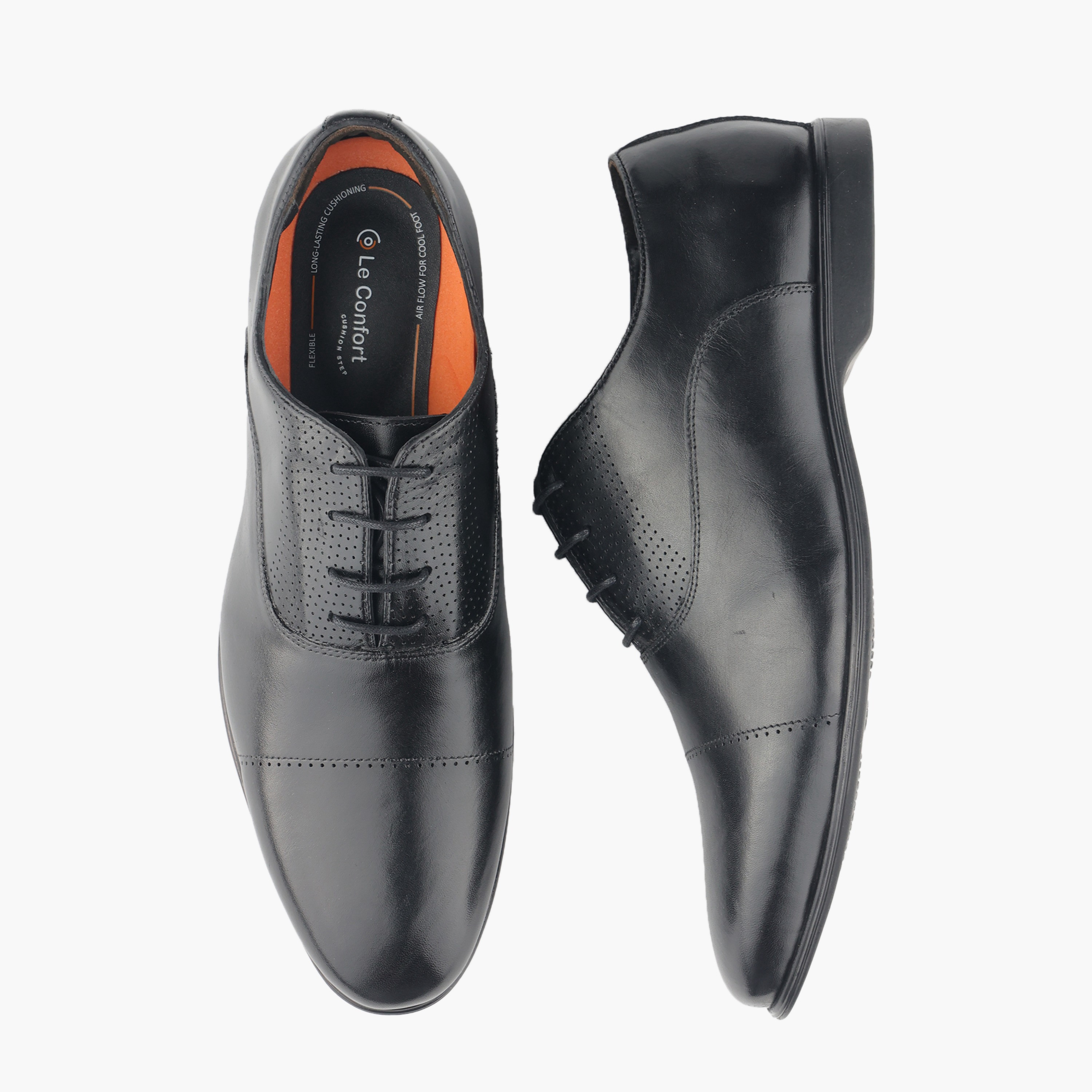 Le Confort Men Genuine Leather Lace-Up Derby Shoes-men-shoes-formalshoes-image-1