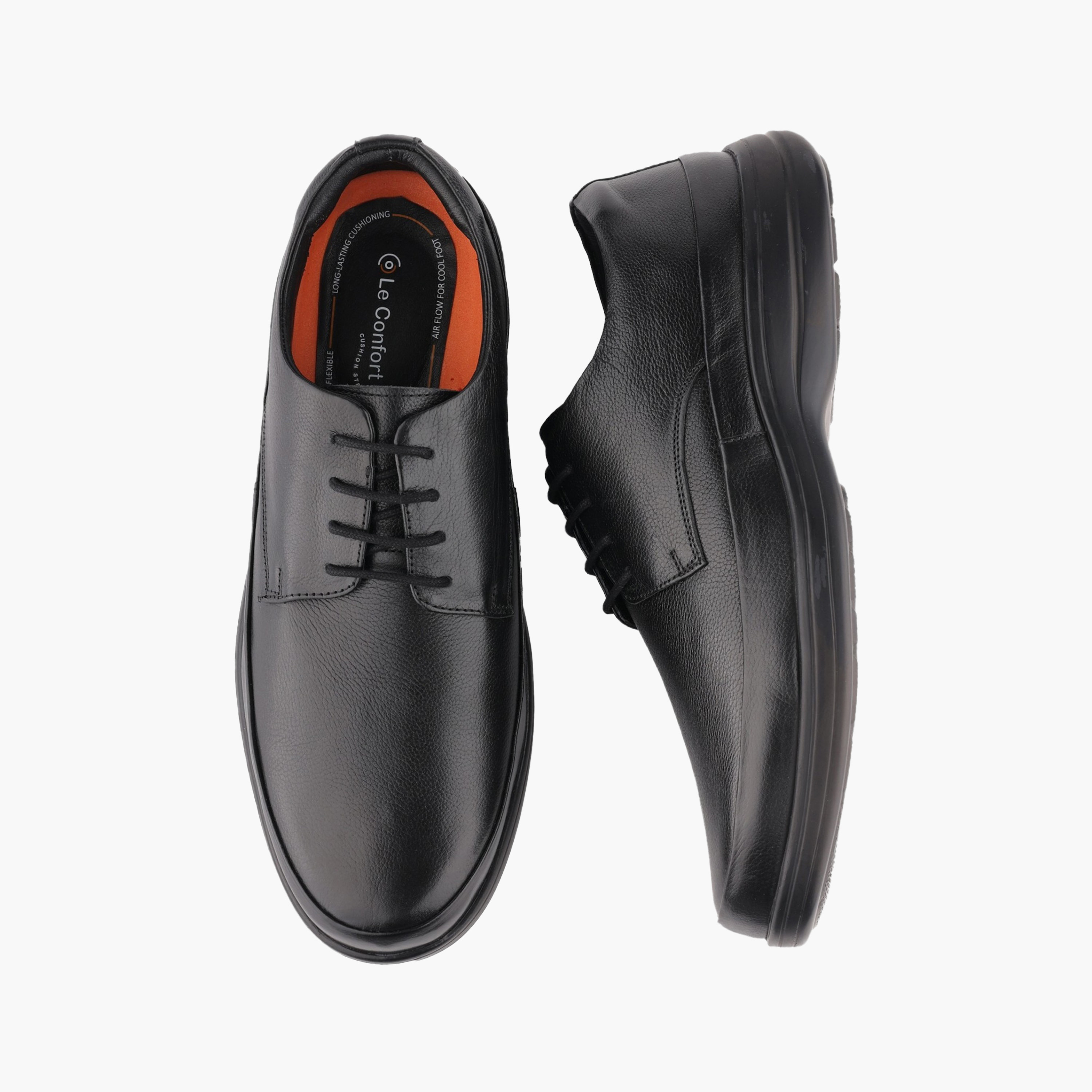 Le Confort Men Genuine Leather Lace-Up Derby Shoes-men-shoes-formalshoes-image-1