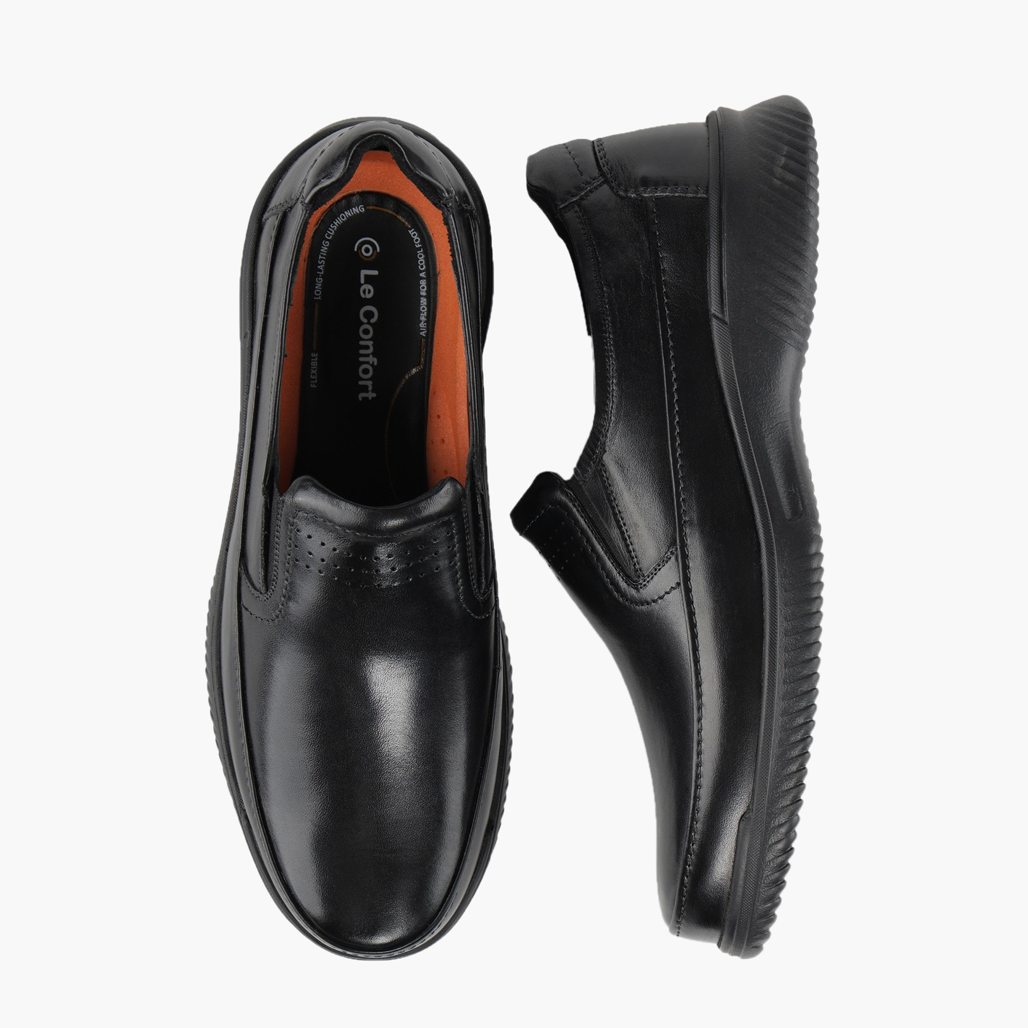 Le Confort Men Leather Slip-On Loafers-men-shoes-formalshoes-image-1