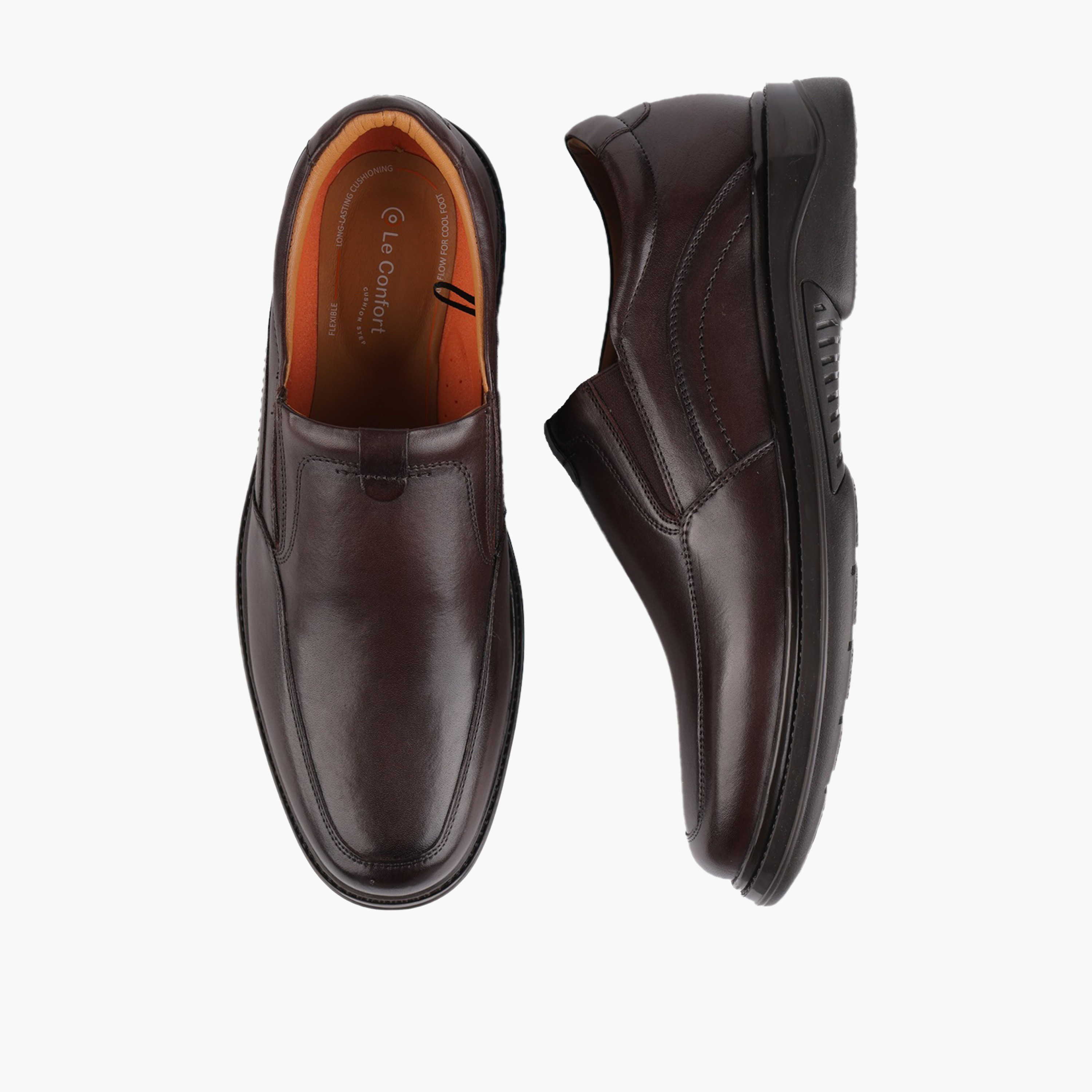Le Confort Men Leather Slip-On Loafers-men-shoes-formalshoes-image-1