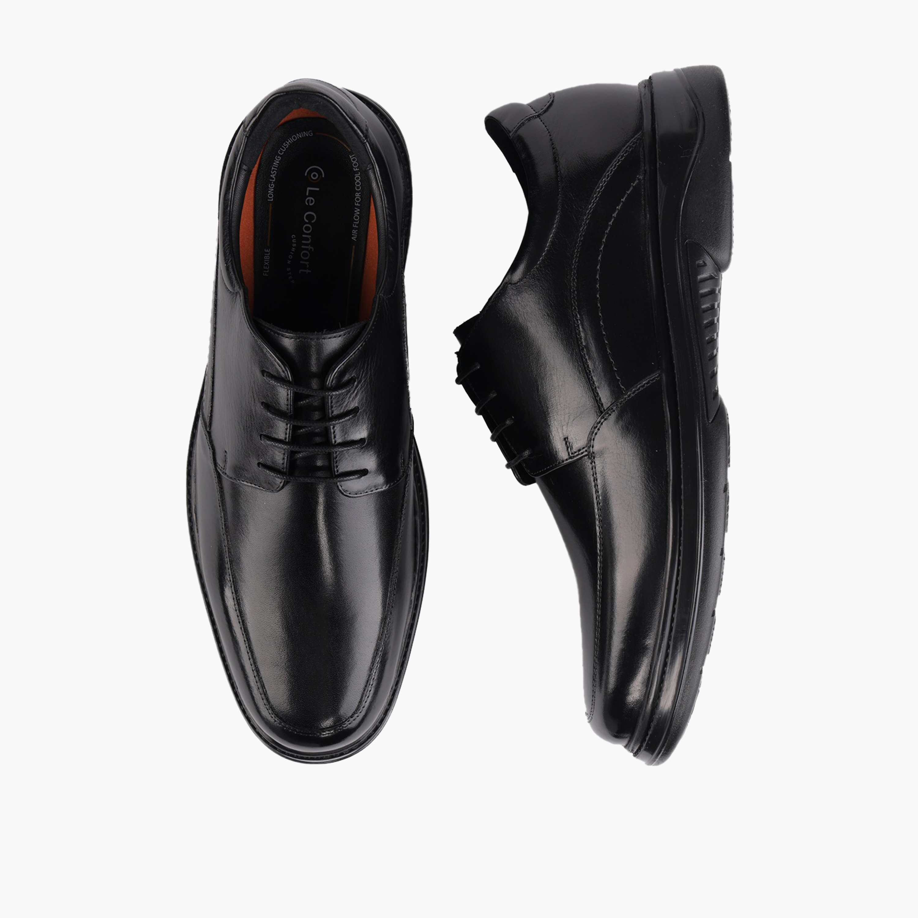 Le Confort Men Leather Lace-Up Derby Shoes-men-shoes-formalshoes-image-1