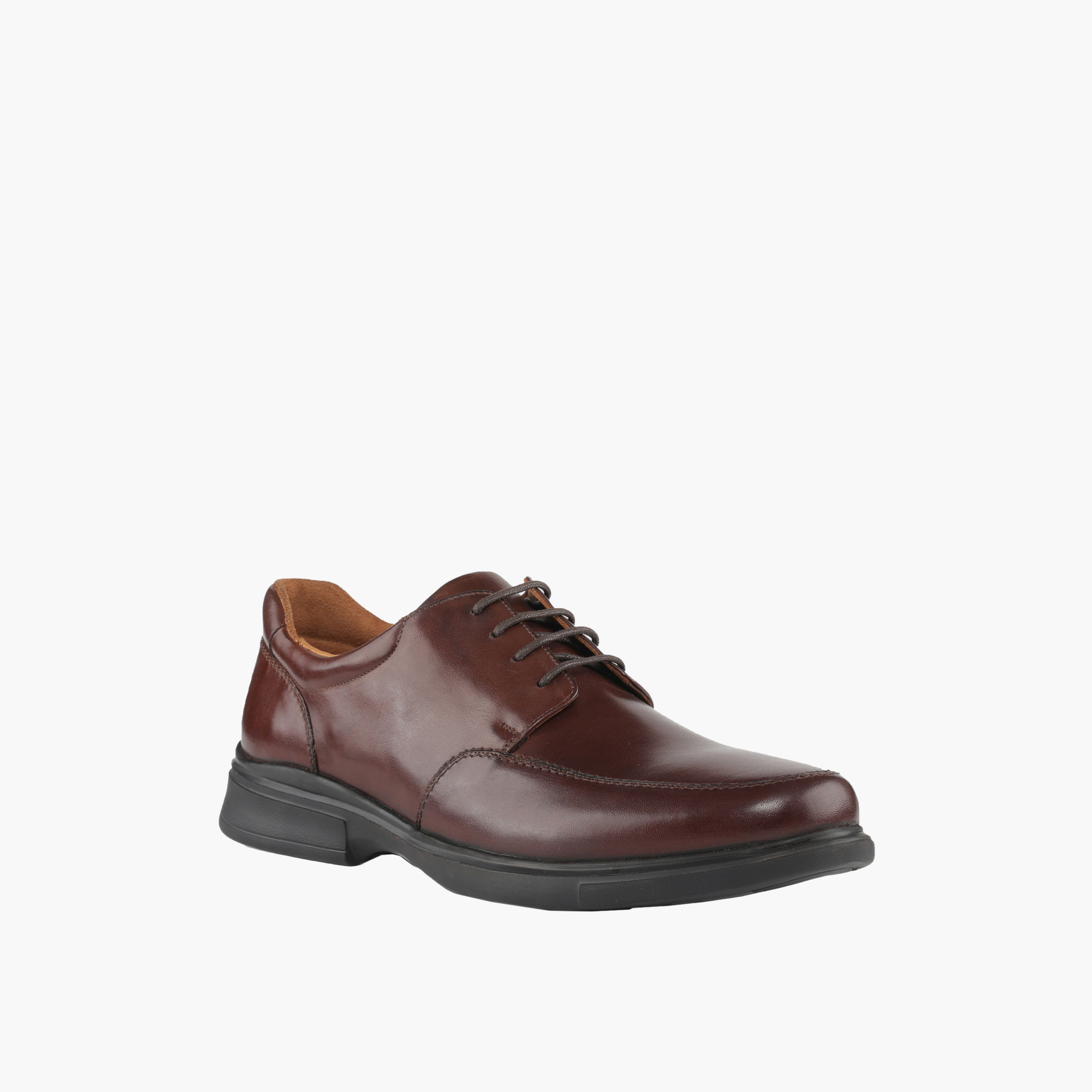 Le Confort Men Lace-Up Leather Derby Shoes-men-shoes-formalshoes-image-2