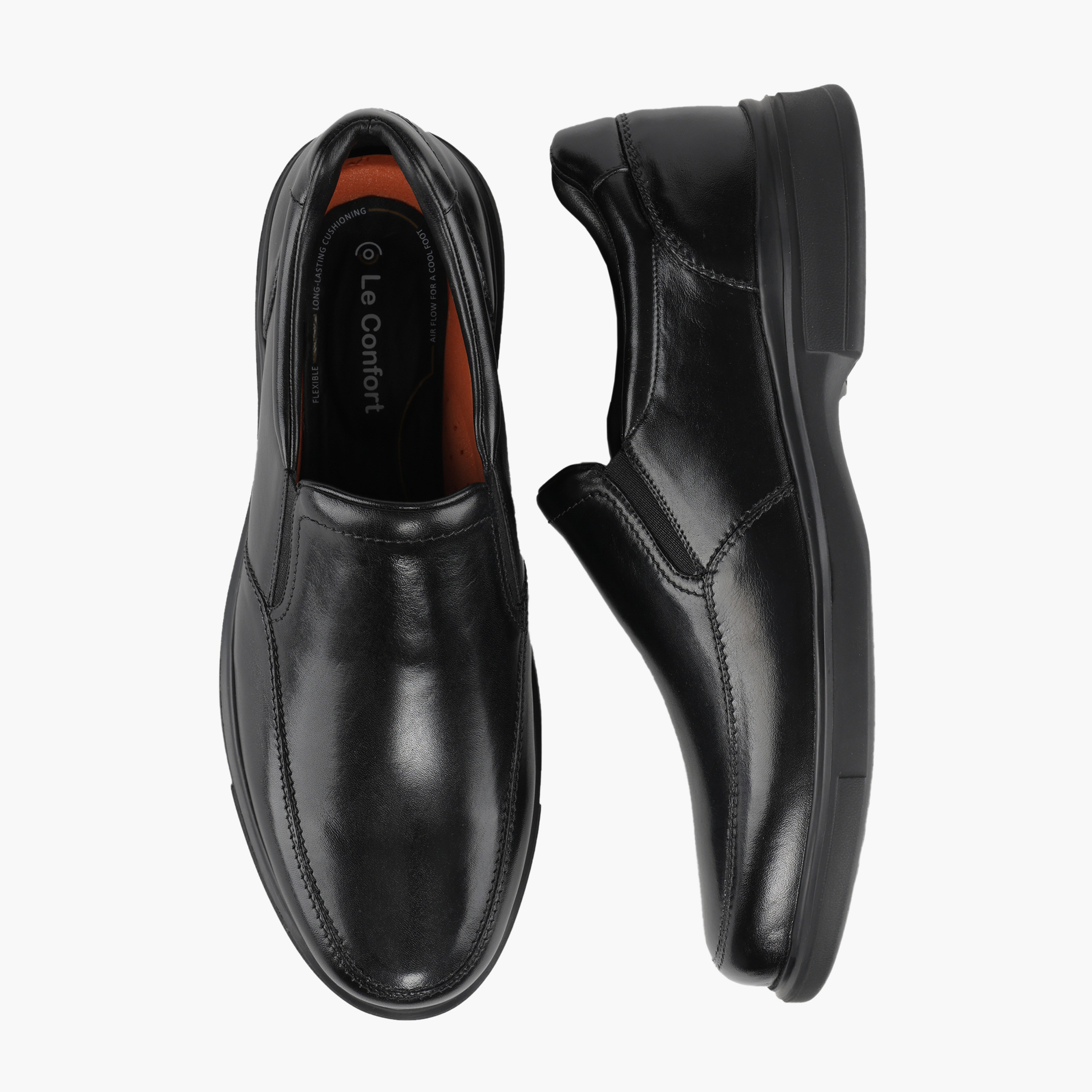 Le Confort Men Leather Slip-On Loafers-men-shoes-formalshoes-image-1