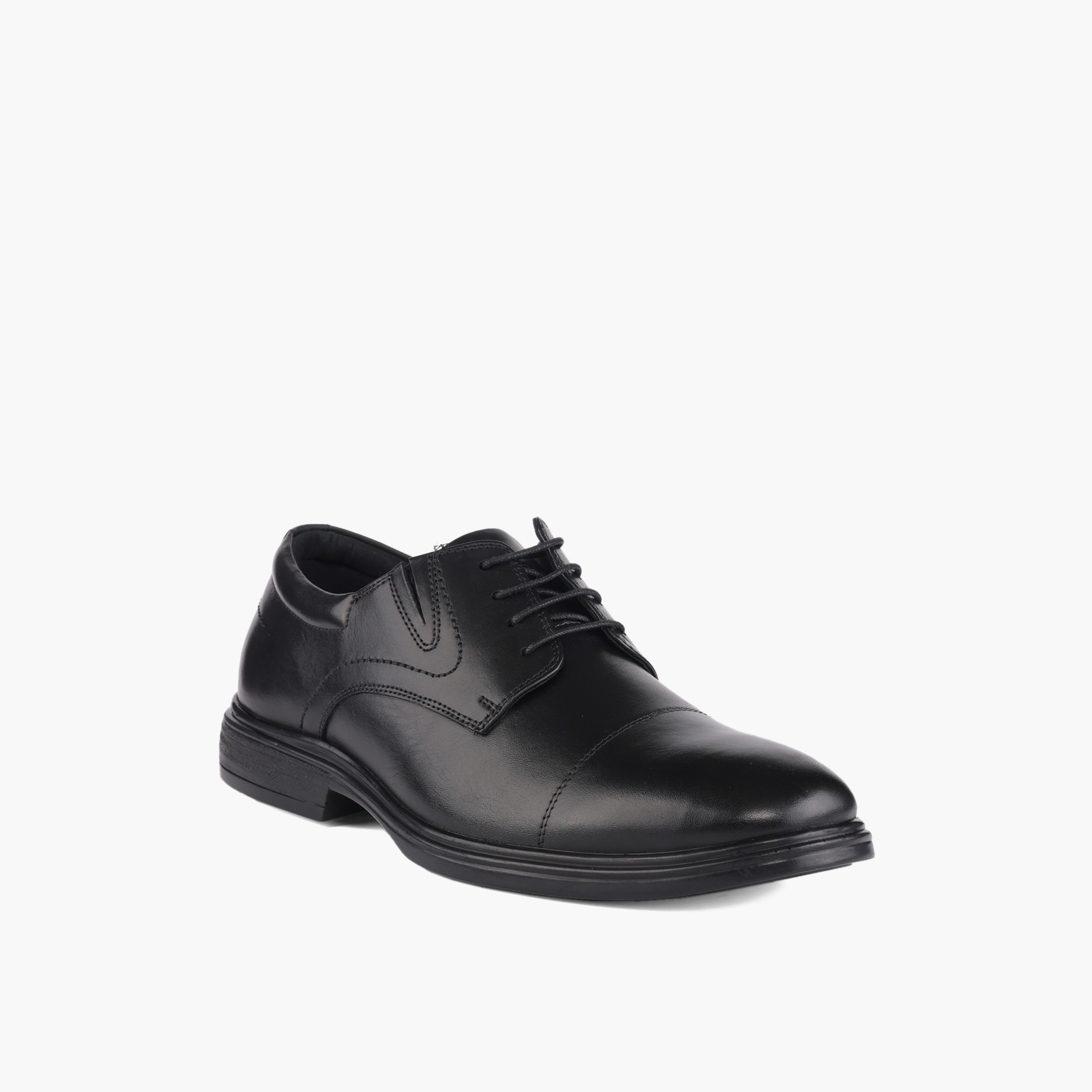 حذاء ديربي جلد برباط للرجال من لو كونفورت-men-shoes-formalshoes-image-2