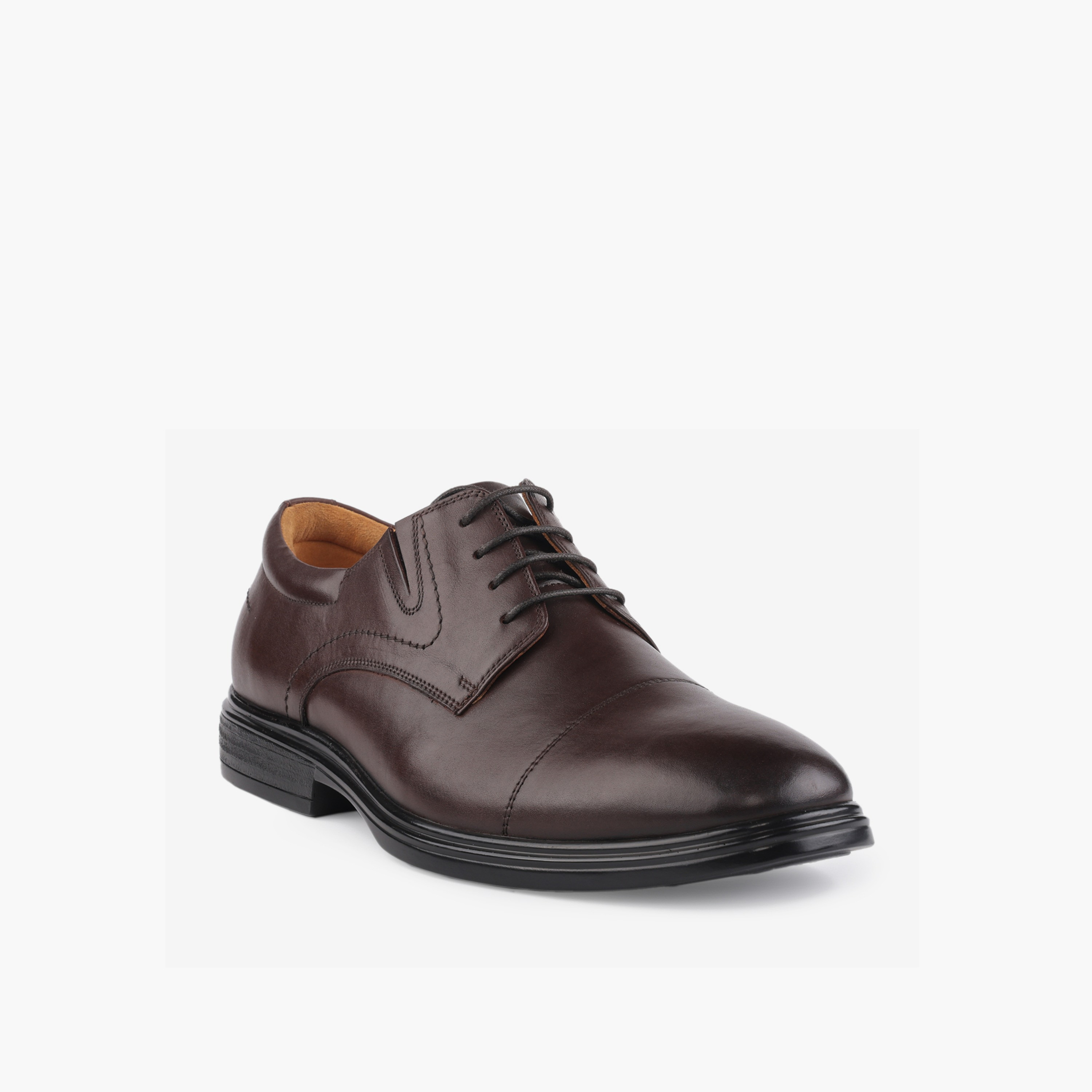 Le Confort Men Leather Lace-Up Derby Shoes-men-shoes-formalshoes-image-2
