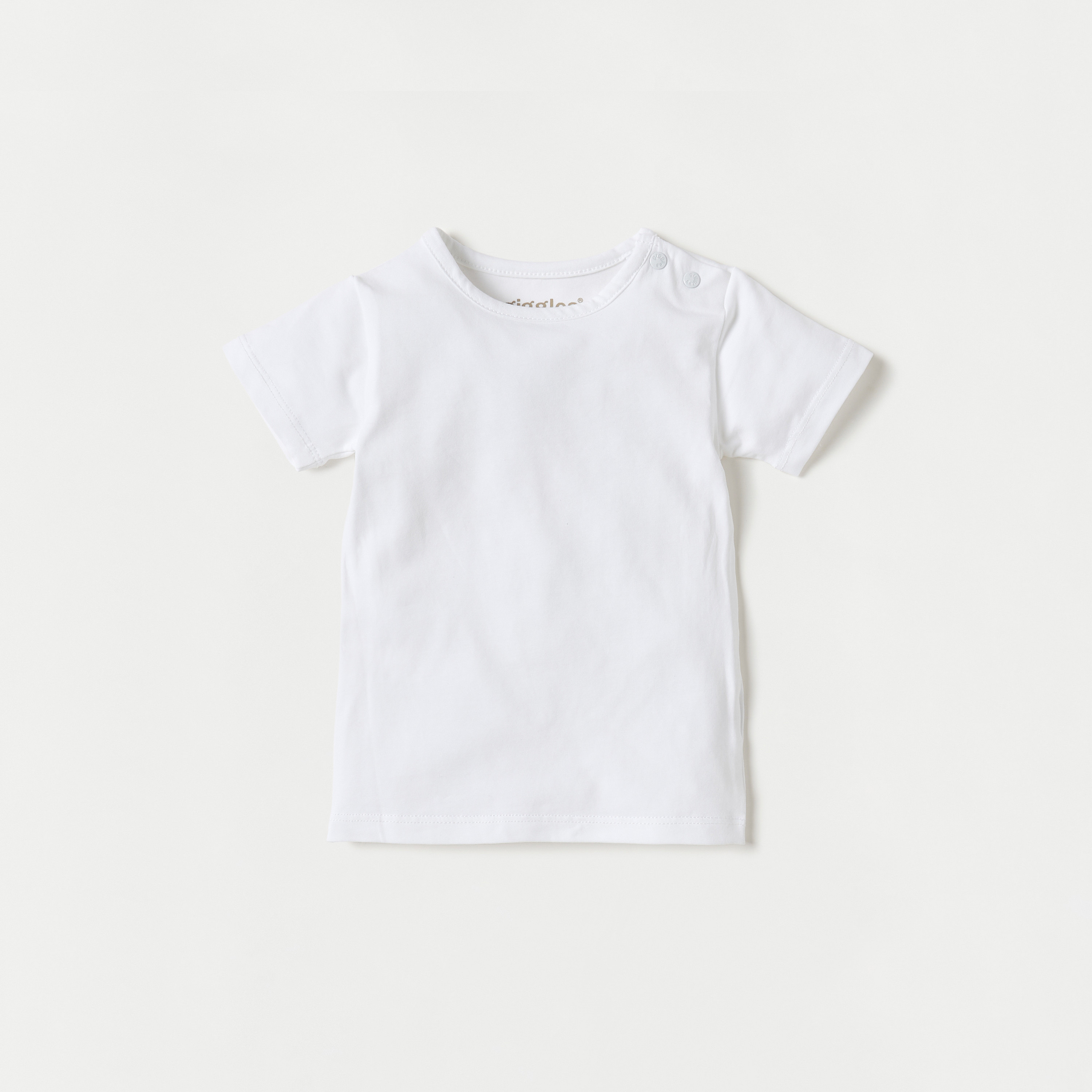 Juniors Checked Cotton Dungaree and T-shirt Set-baby-boys-clothing-winterwear-rompers-image-3