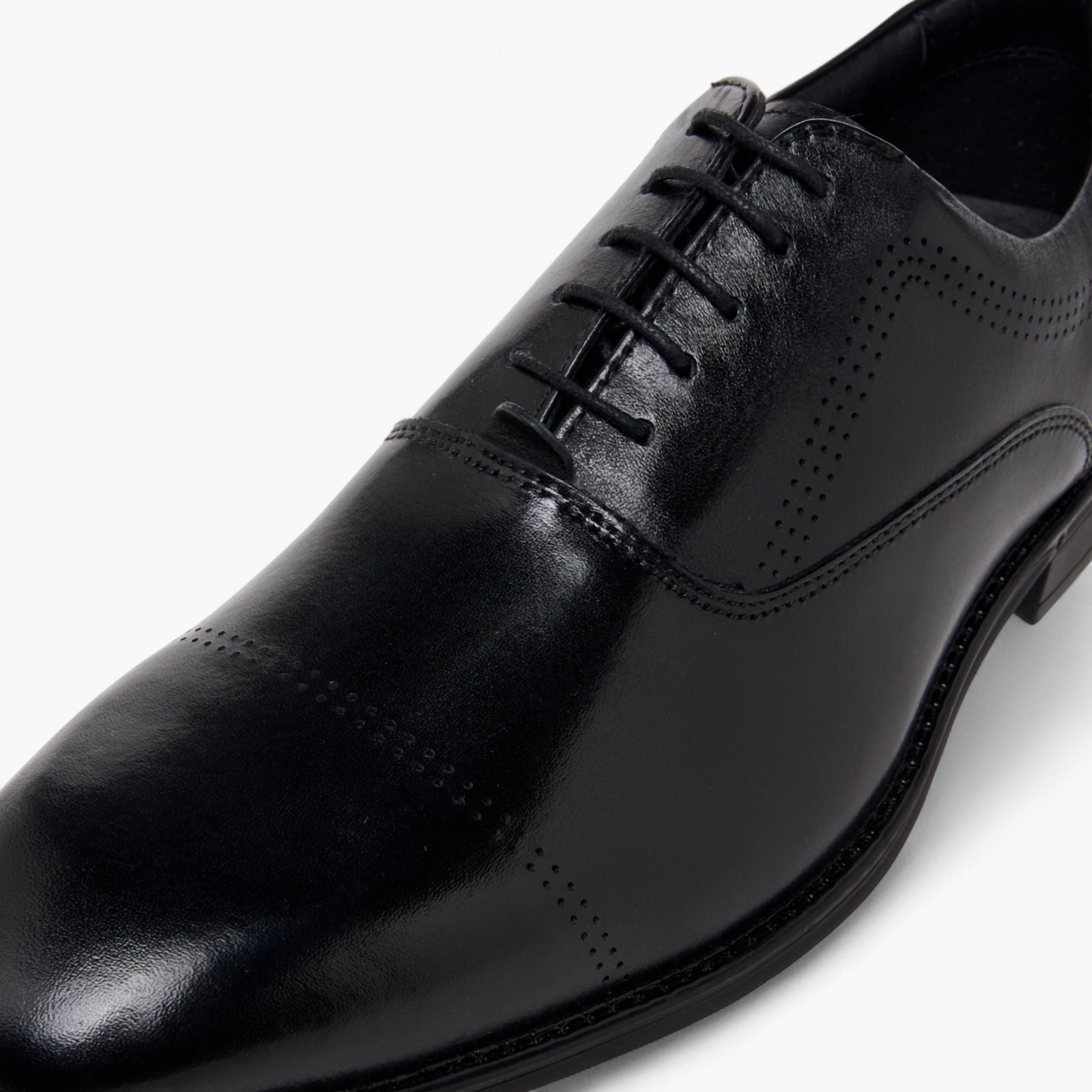 Duchini Men Lace-Up Leather Derby Shoes-men-shoes-formalshoes-image-4