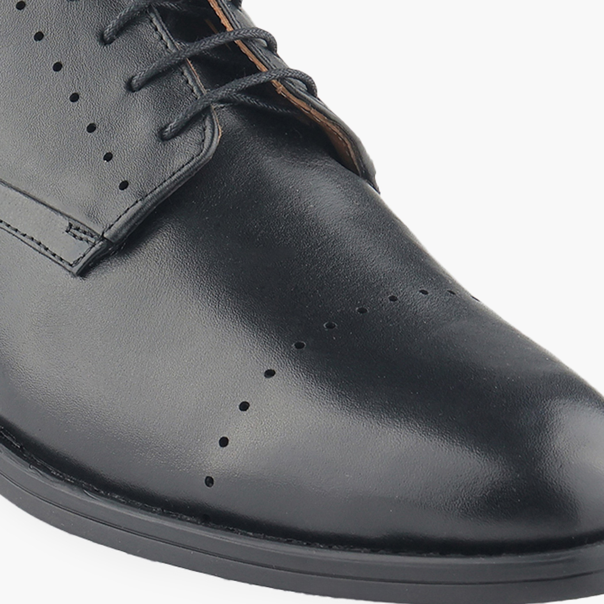 Duchini Men Genuine Leather Lace-Up Derby Shoes-men-shoes-formalshoes-image-4