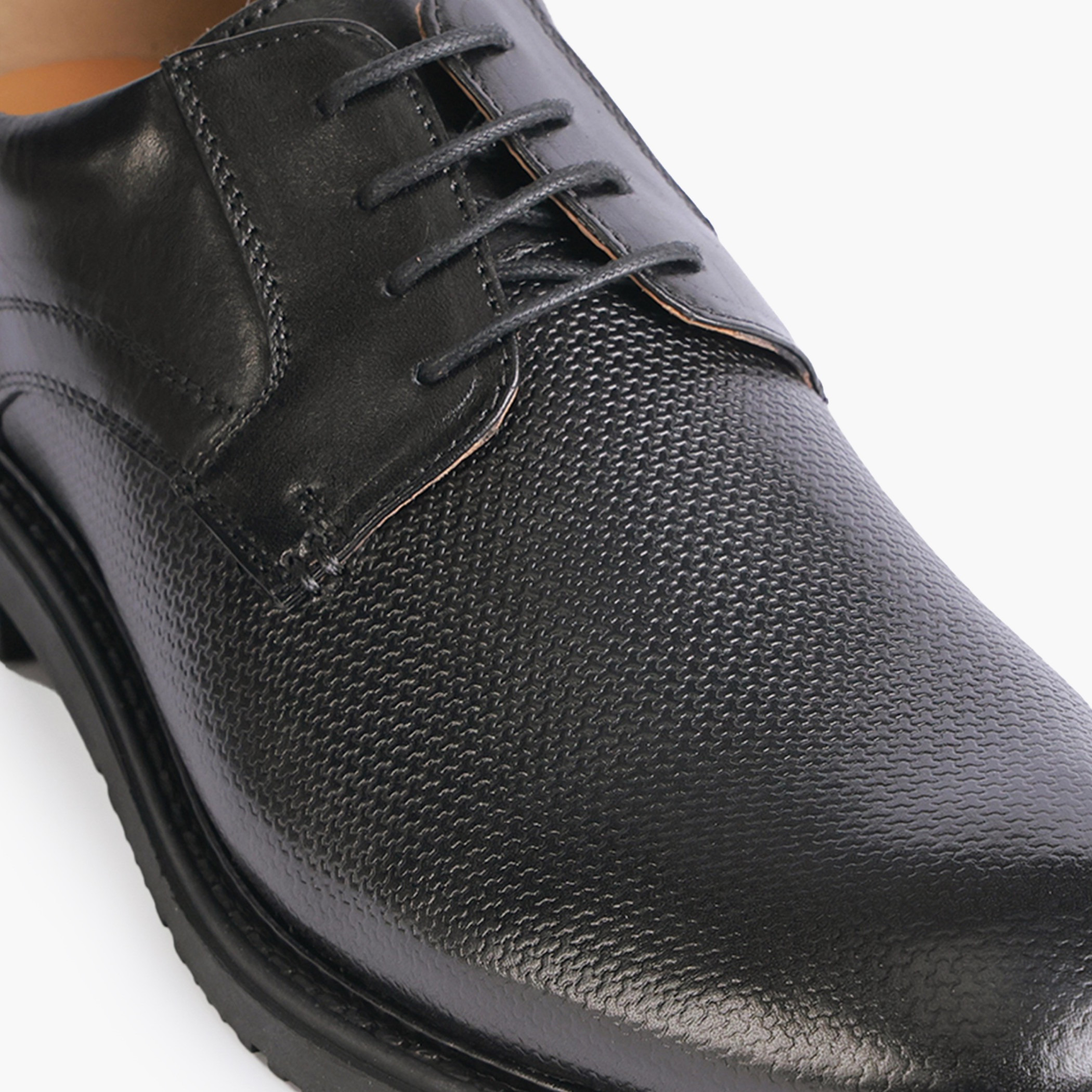 Duchini Men Genuine Leather Lace-Up Derby Shoes-men-shoes-formalshoes-image-4